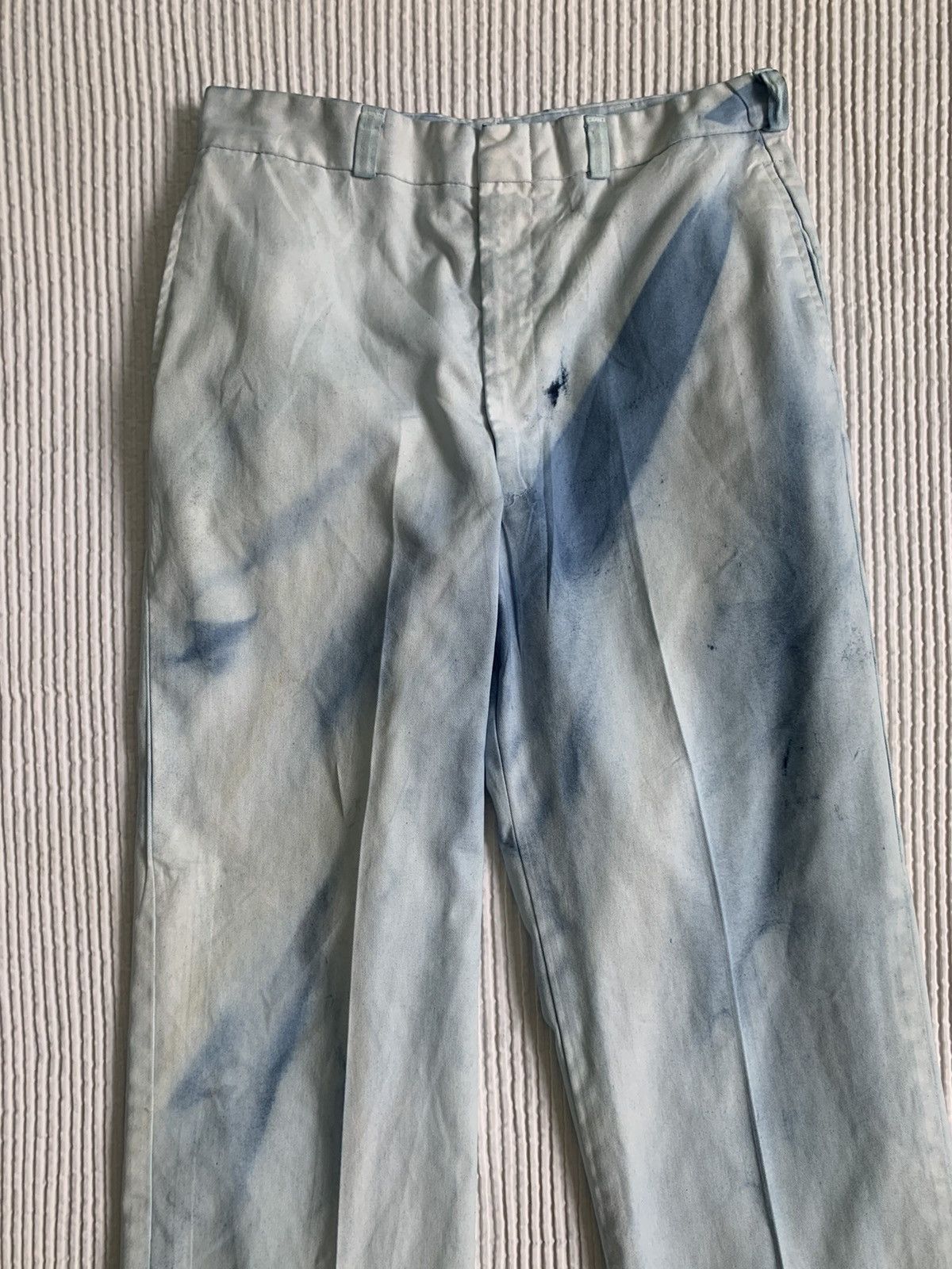 Handmade Sunburst Faded Indigo Pants Size US 31 - 2 Thumbnail