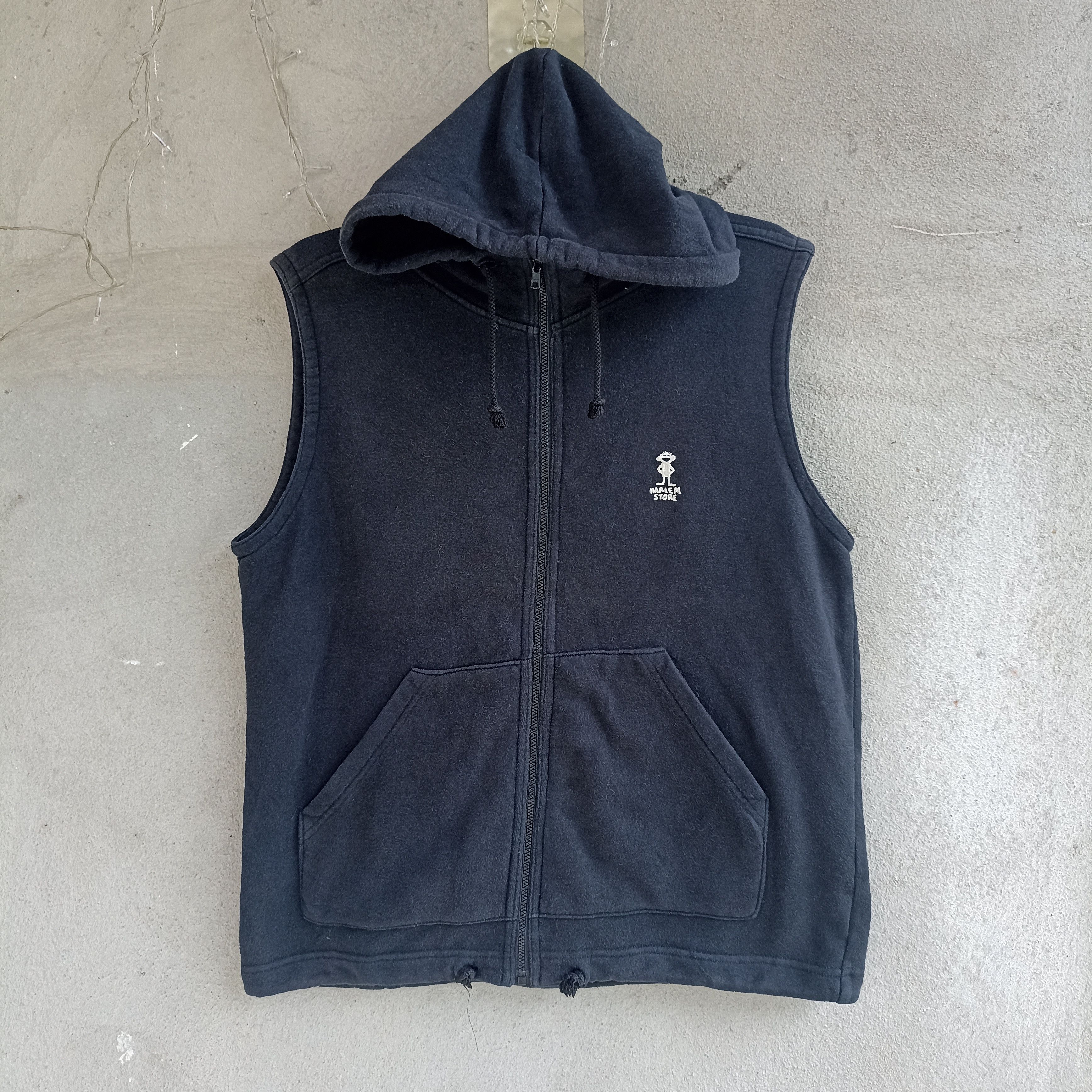 image of Harlem Store Black Hoodie, Men's (Size Medium)