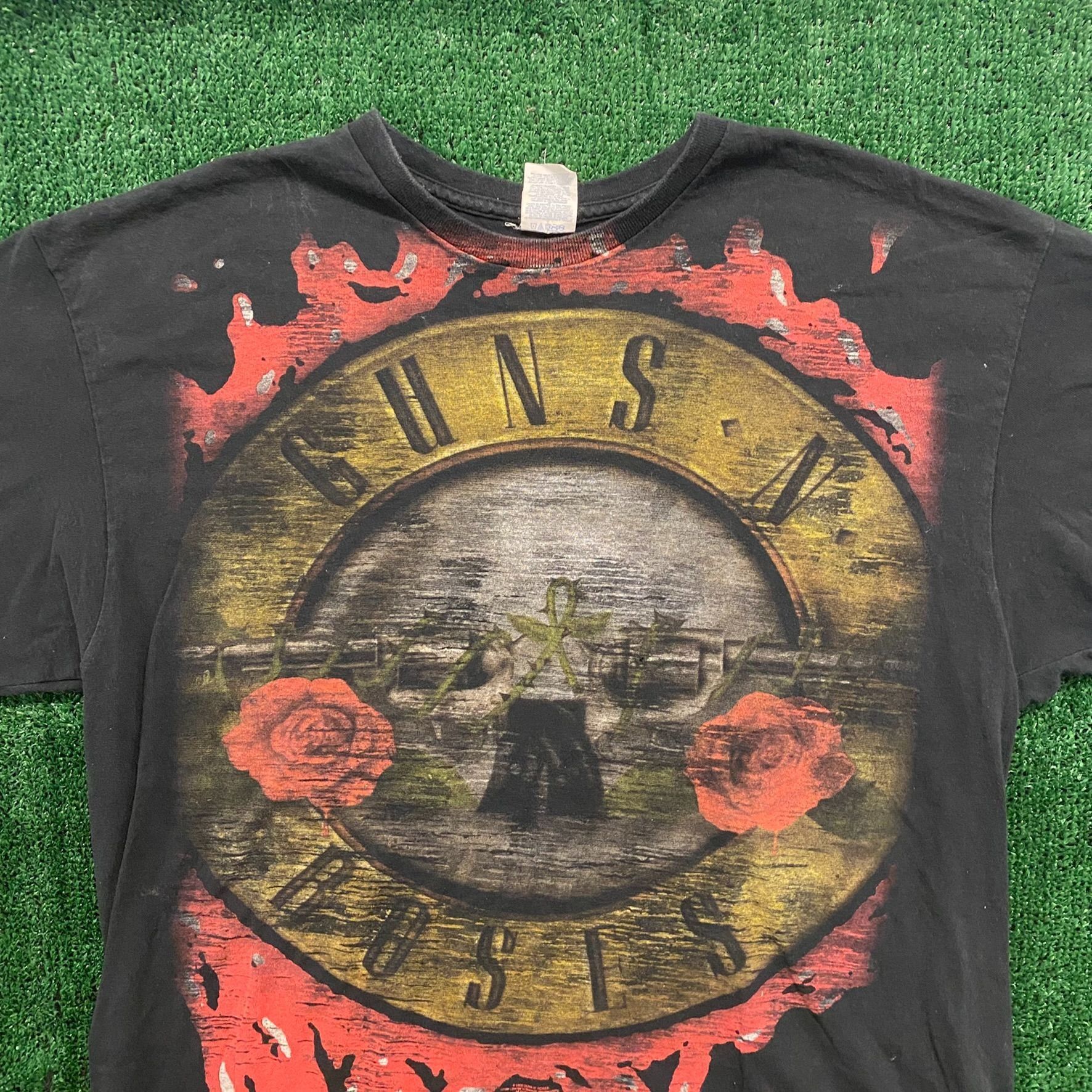 Band Tees Guns n Roses Vintage Rock Band T-Shirt Size US XL / EU 56 / 4 - 2 Thumbnail