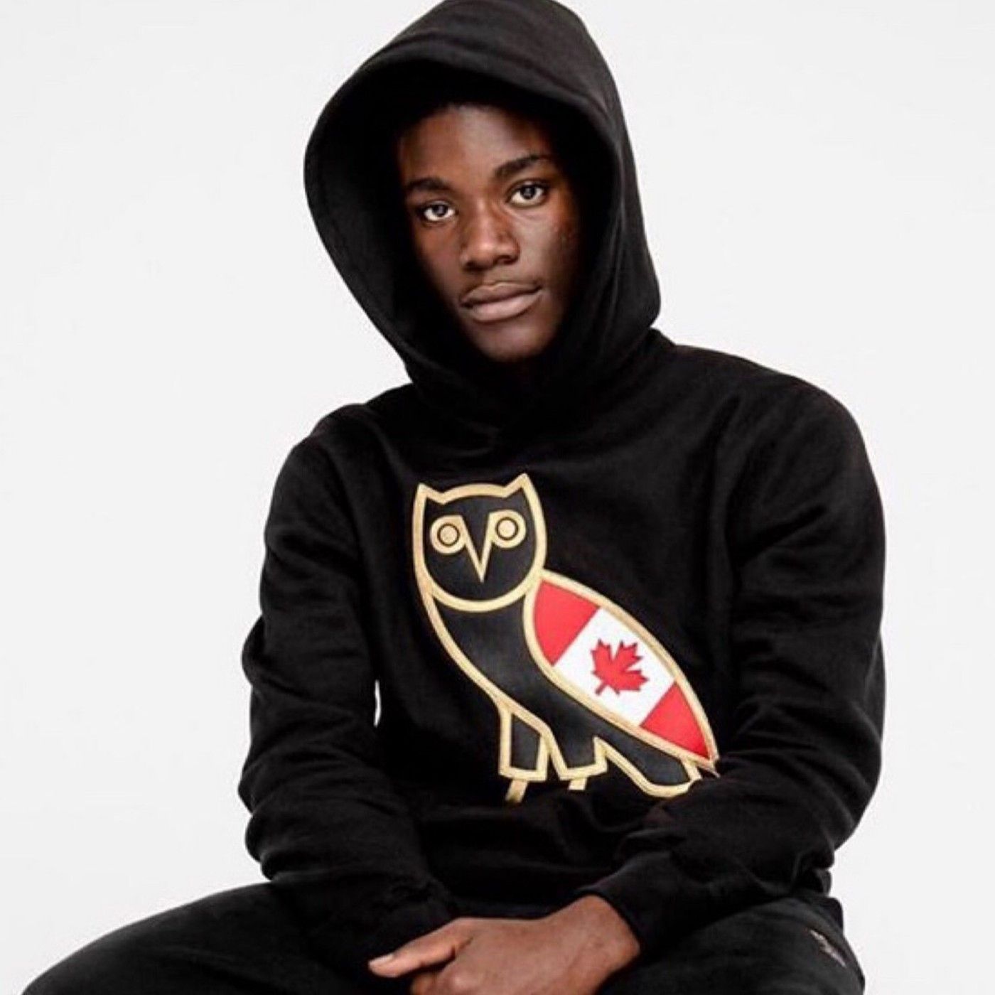 Drake OVO Canada Flag Exclusive Hoodie Black🇨🇦🦉 Size US M / EU 48-50 / 2 - 1 Thumbnail