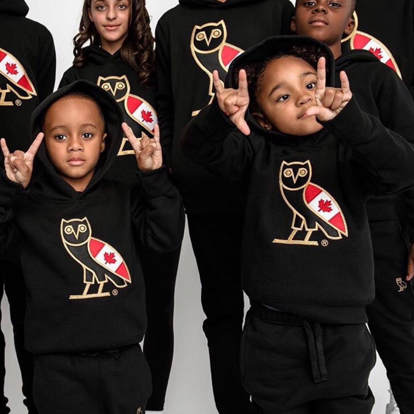 Drake OVO Canada Flag Exclusive Hoodie Black🇨🇦🦉 Size US M / EU 48-50 / 2 - 7 Thumbnail