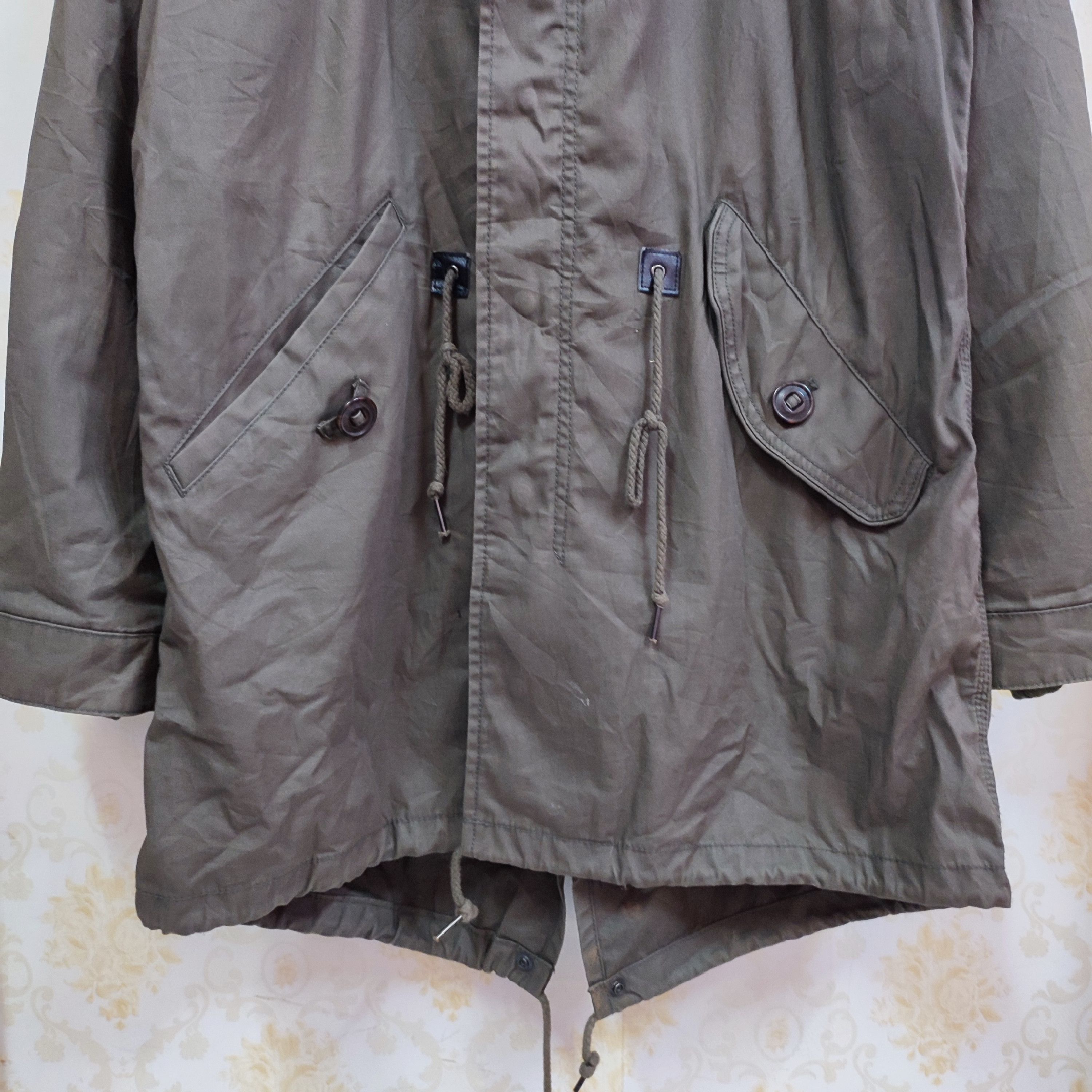 🔥VINTAGE BACK NUMBER FISHTAIL PARKAS HOODIE