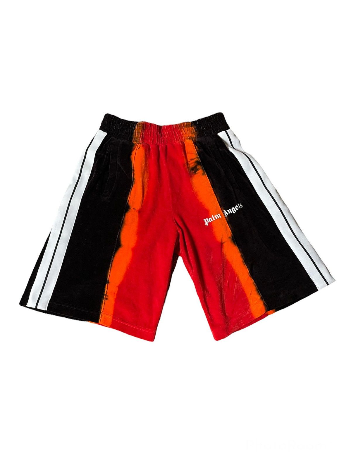 Palm angels chenille tie dye shorts small
