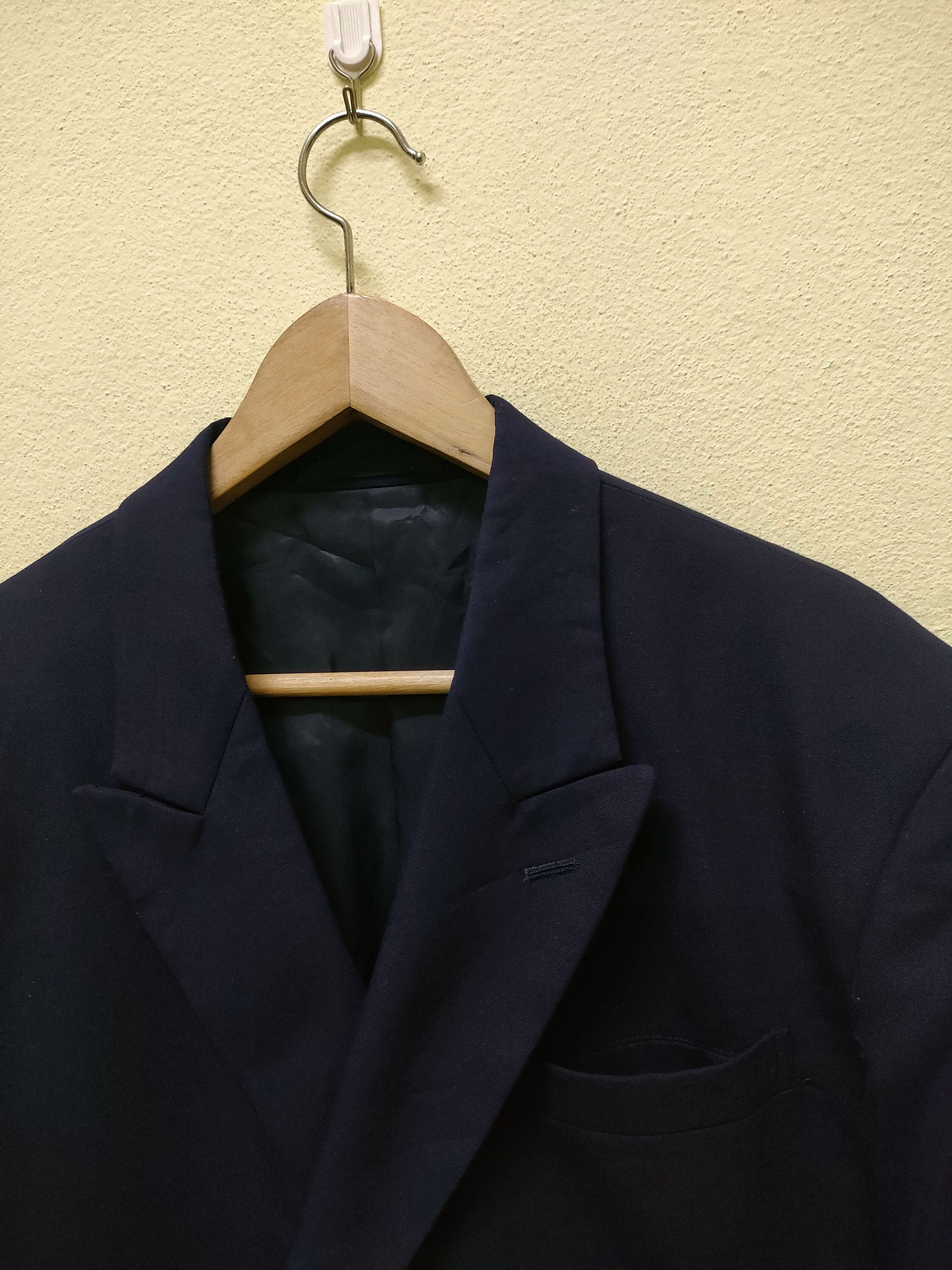 Vintage Heat Designer Yohji Yamamoto Double Face Blazer Jacket Size 42R - 3 Thumbnail