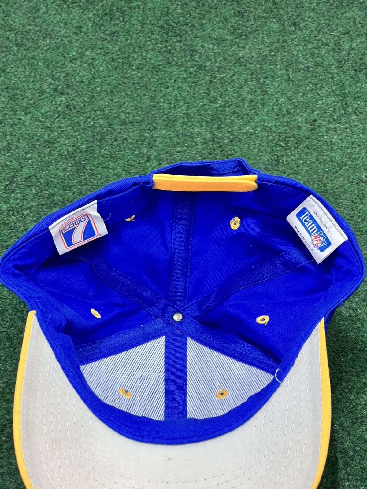 Drew Pearson Vintage 90s St Louis Rams Snapback Hat Size ONE SIZE - 6 Thumbnail