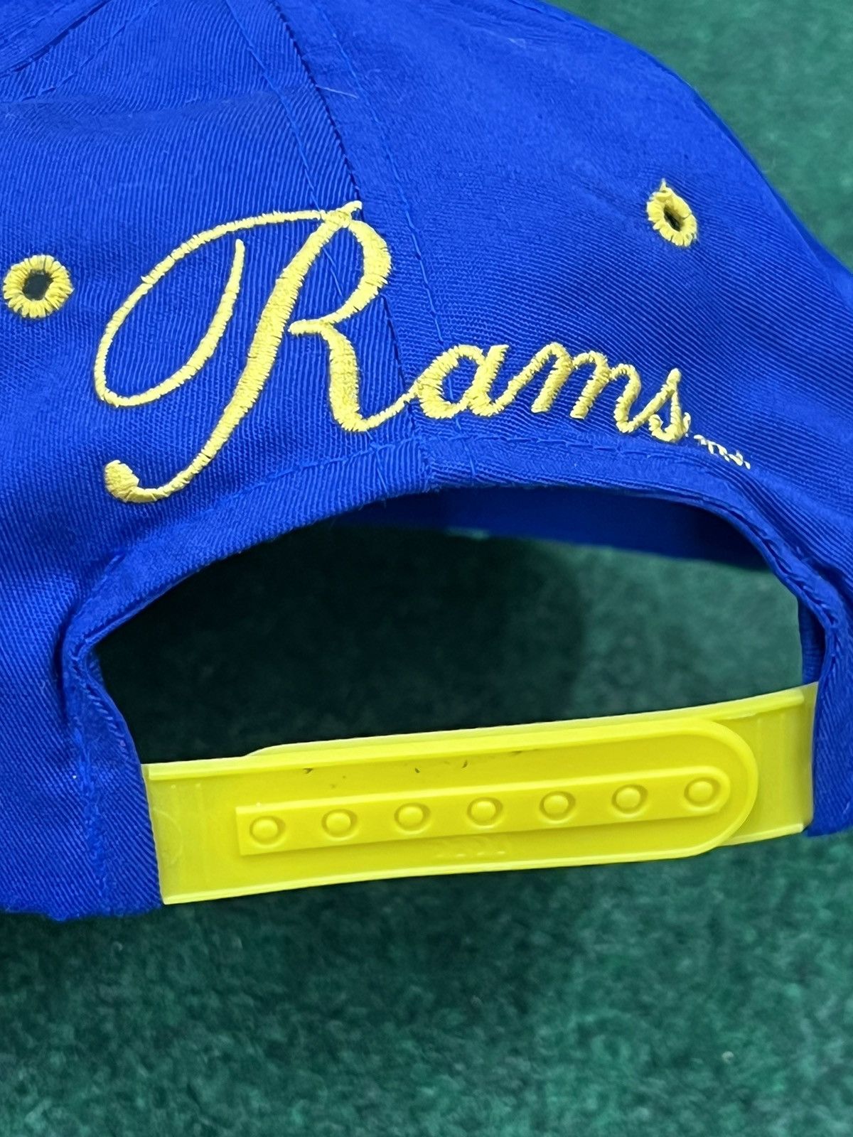 Drew Pearson Vintage 90s St Louis Rams Snapback Hat Size ONE SIZE - 2 Thumbnail
