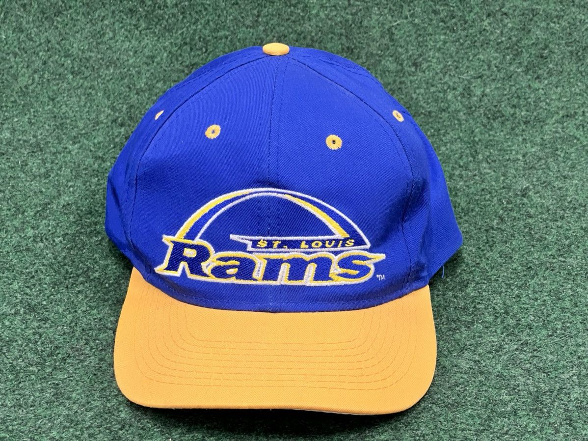 Drew Pearson Vintage 90s St Louis Rams Snapback Hat Size ONE SIZE - 5 Thumbnail