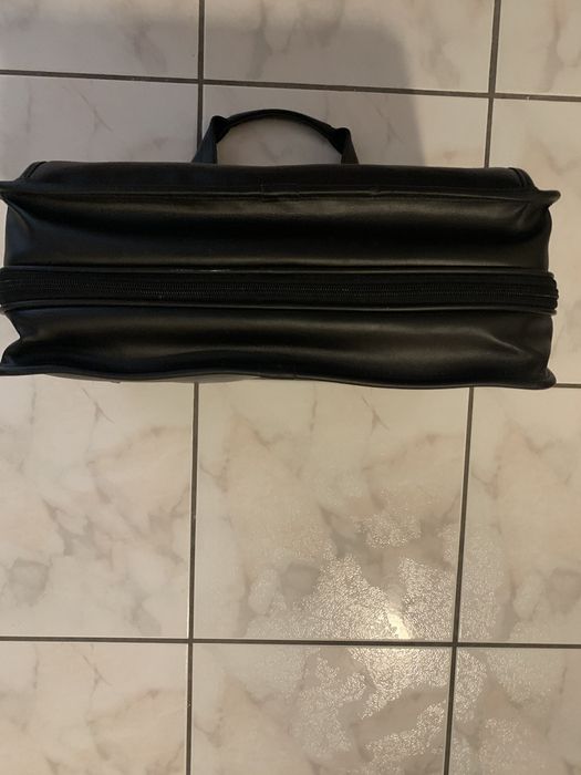 Samsonite Samsonite Leather Expandable Briefcase, Black Grailed