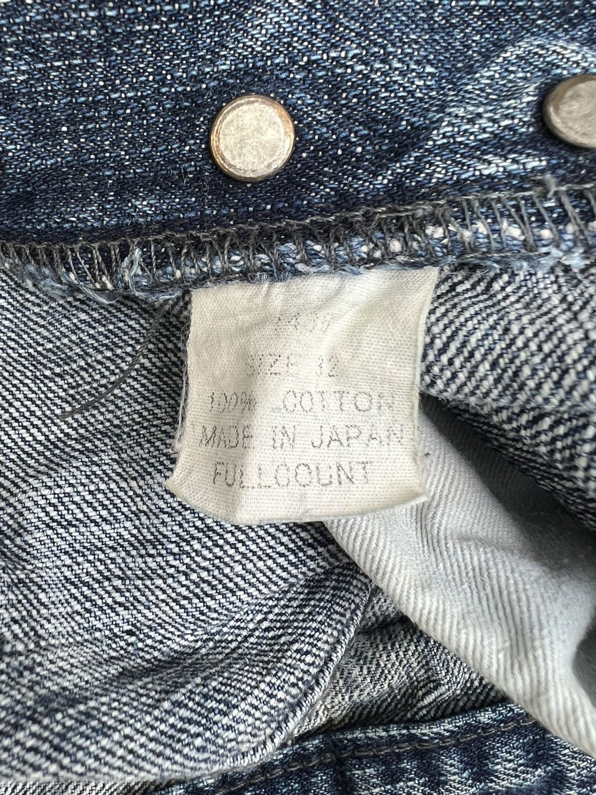 Full Count & Co. Vintage Full Count Japan Patchwork Denim Jeans Size US 31 - 16 Thumbnail