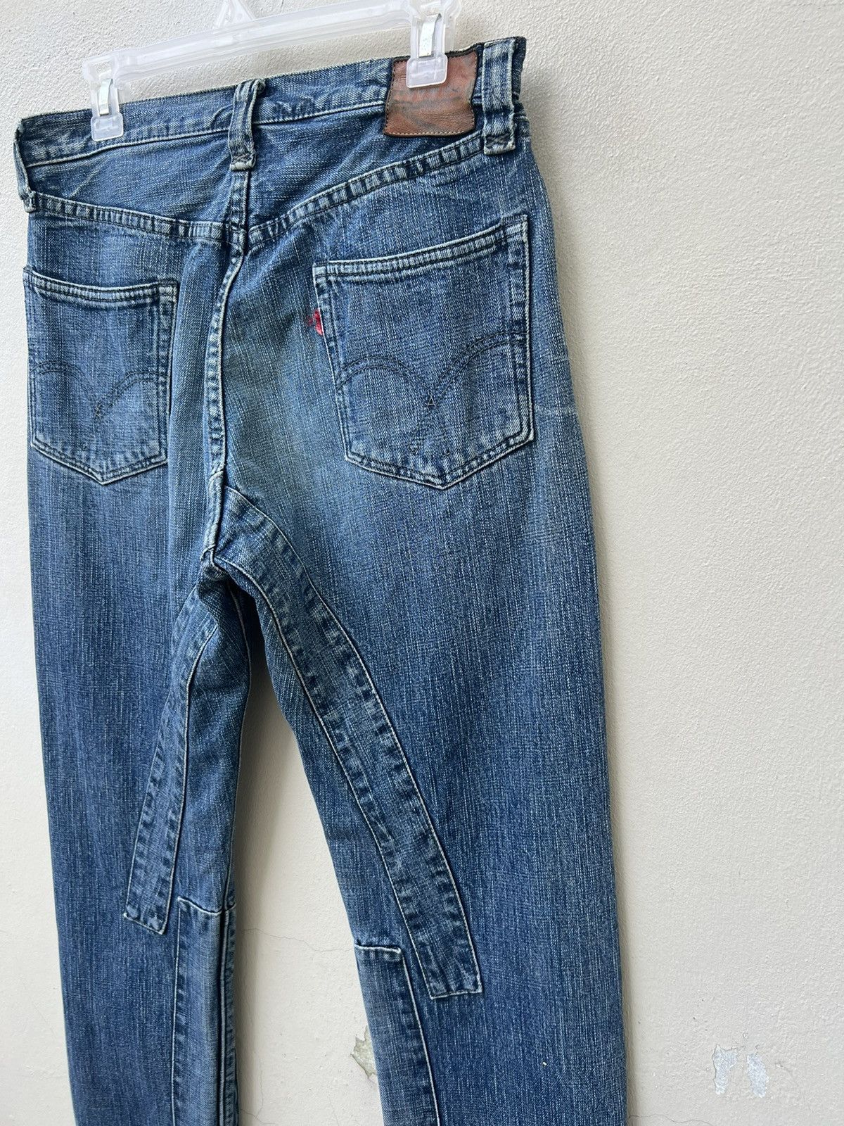 Full Count & Co. Vintage Full Count Japan Patchwork Denim Jeans Size US 31 - 13 Thumbnail