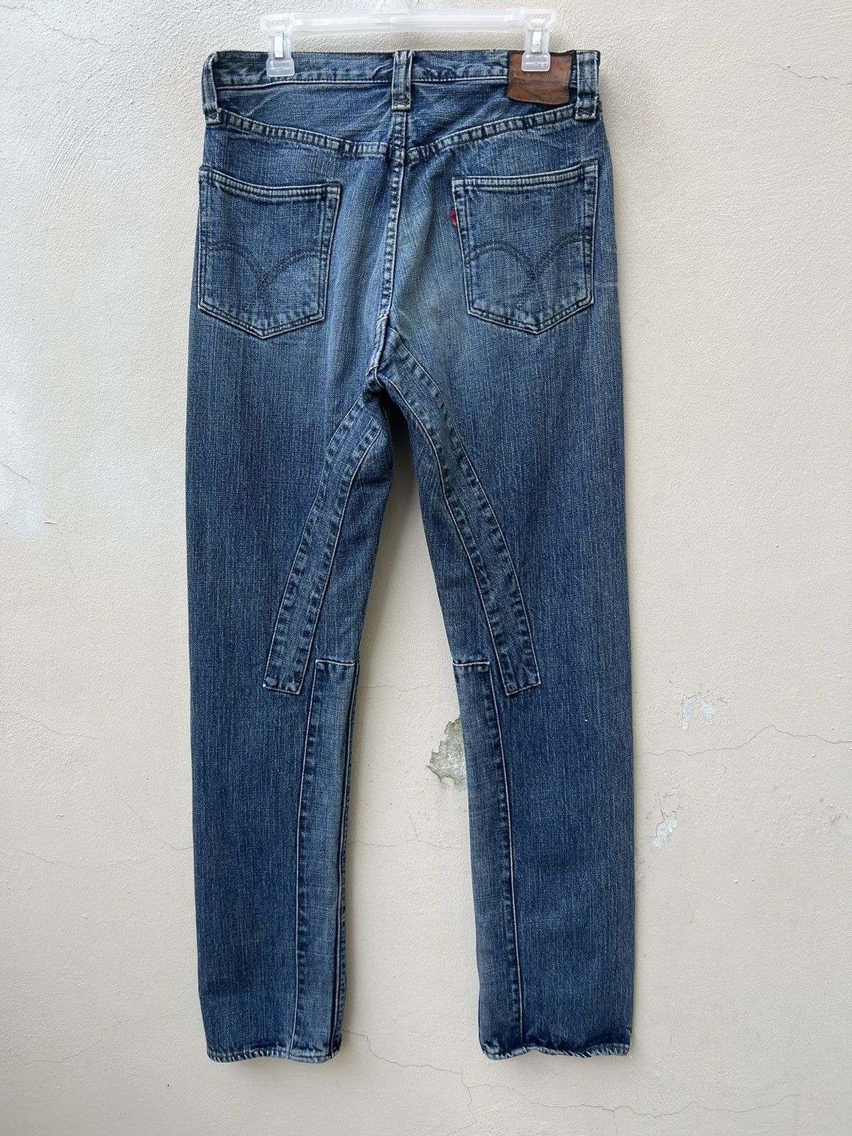 Full Count & Co. Vintage Full Count Japan Patchwork Denim Jeans Size US 31 - 10 Thumbnail