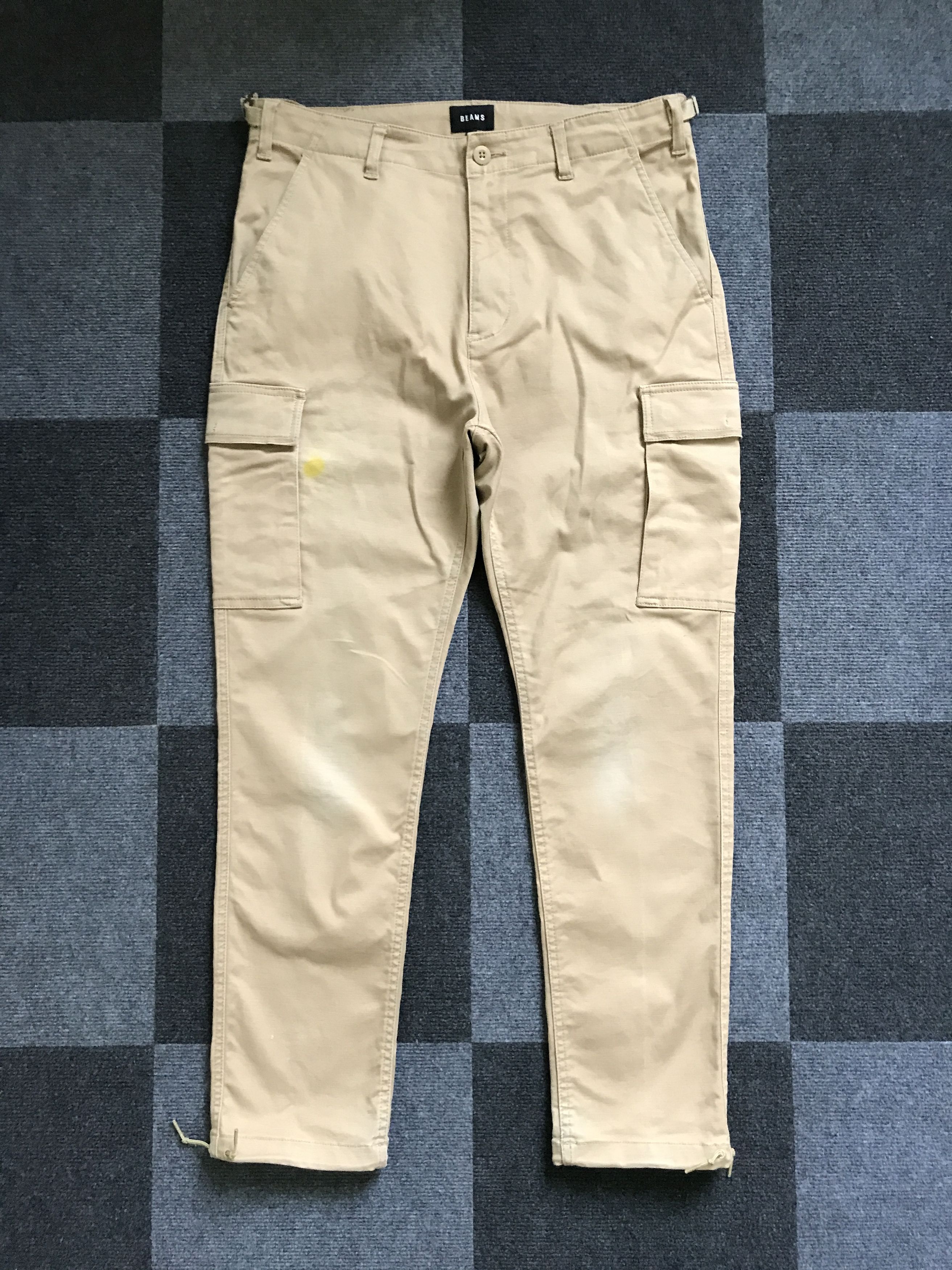 image of Beams Plus x Military Cp120 Beams Japan Military Cargo Pant in Khakis, Men's (Size 34)