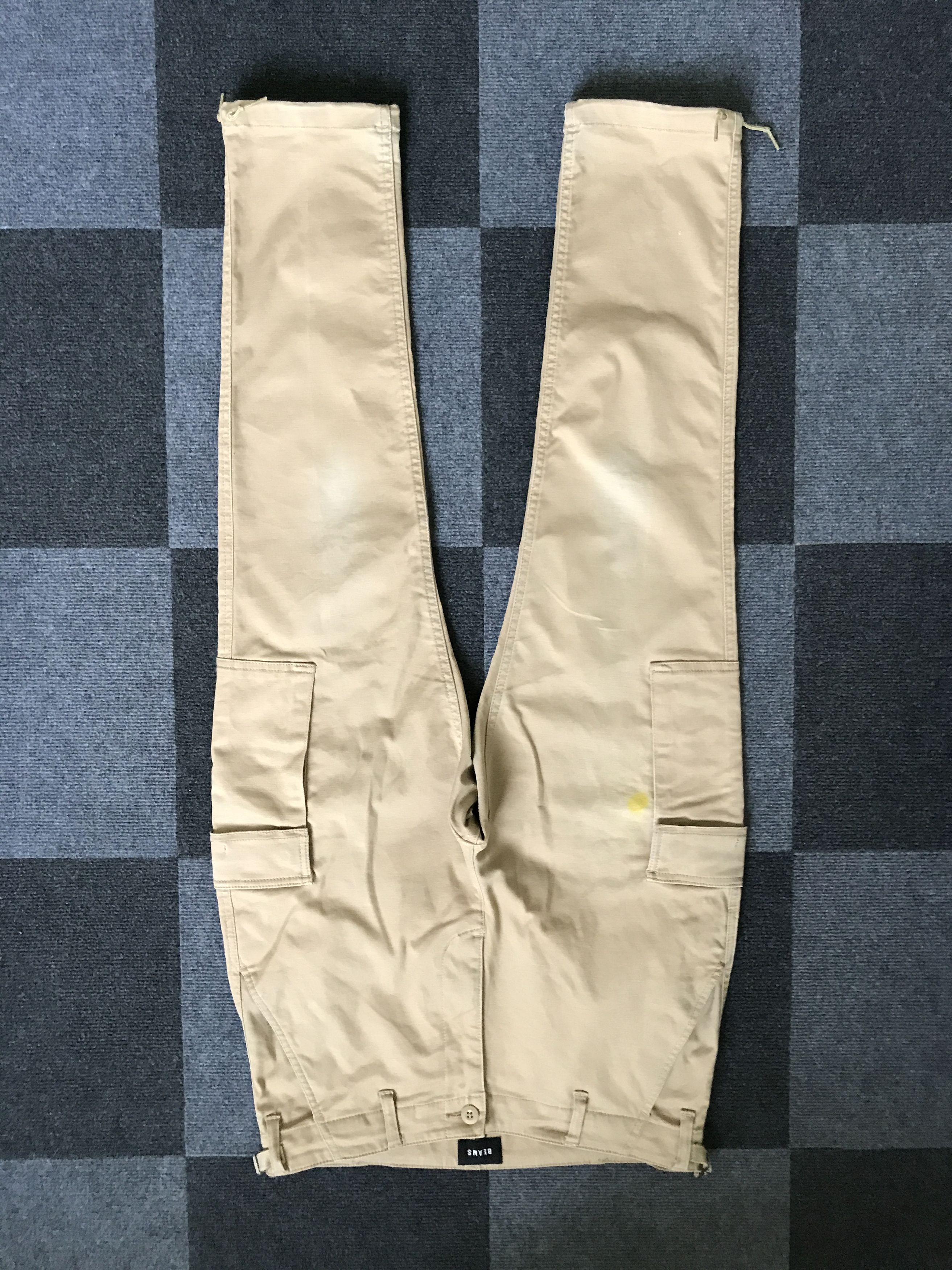 image of Beams Plus x Military Cp120 Beams Japan Military Cargo Pant in Khakis, Men's (Size 34)