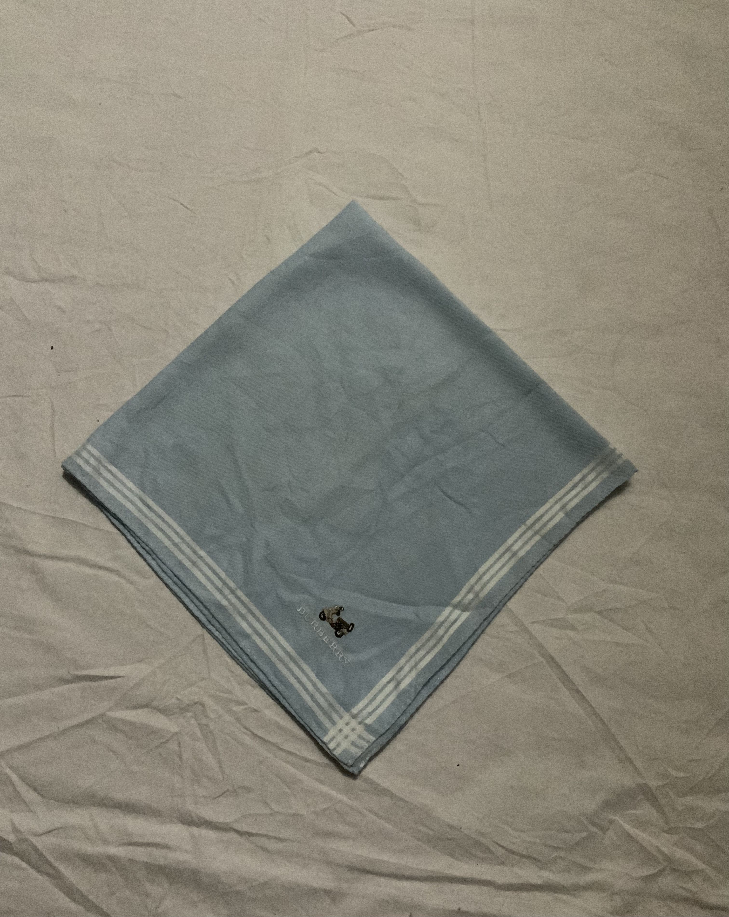 Burberry Sea blue Plain Burberry Lambretta Handkerchief Size ONE SIZE - 8 Thumbnail