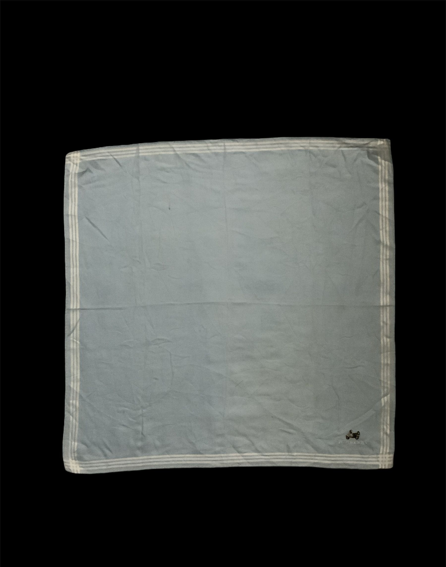 Burberry Sea blue Plain Burberry Lambretta Handkerchief Size ONE SIZE - 6 Thumbnail