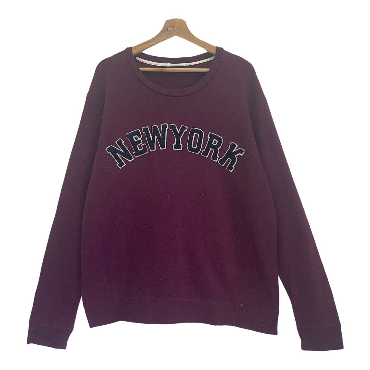 Vintage New York Crewneck Sweatshirt Size L Size US L / EU 52-54 / 3 - 3 Thumbnail
