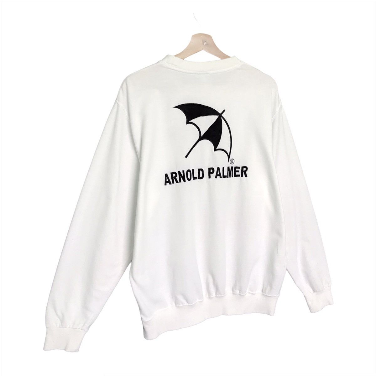Japanese Brand Arnold Palmer Embroidered Big Logo Crewneck Sweatshirt SizeL Size US L / EU 52-54 / 3 - 2 Thumbnail