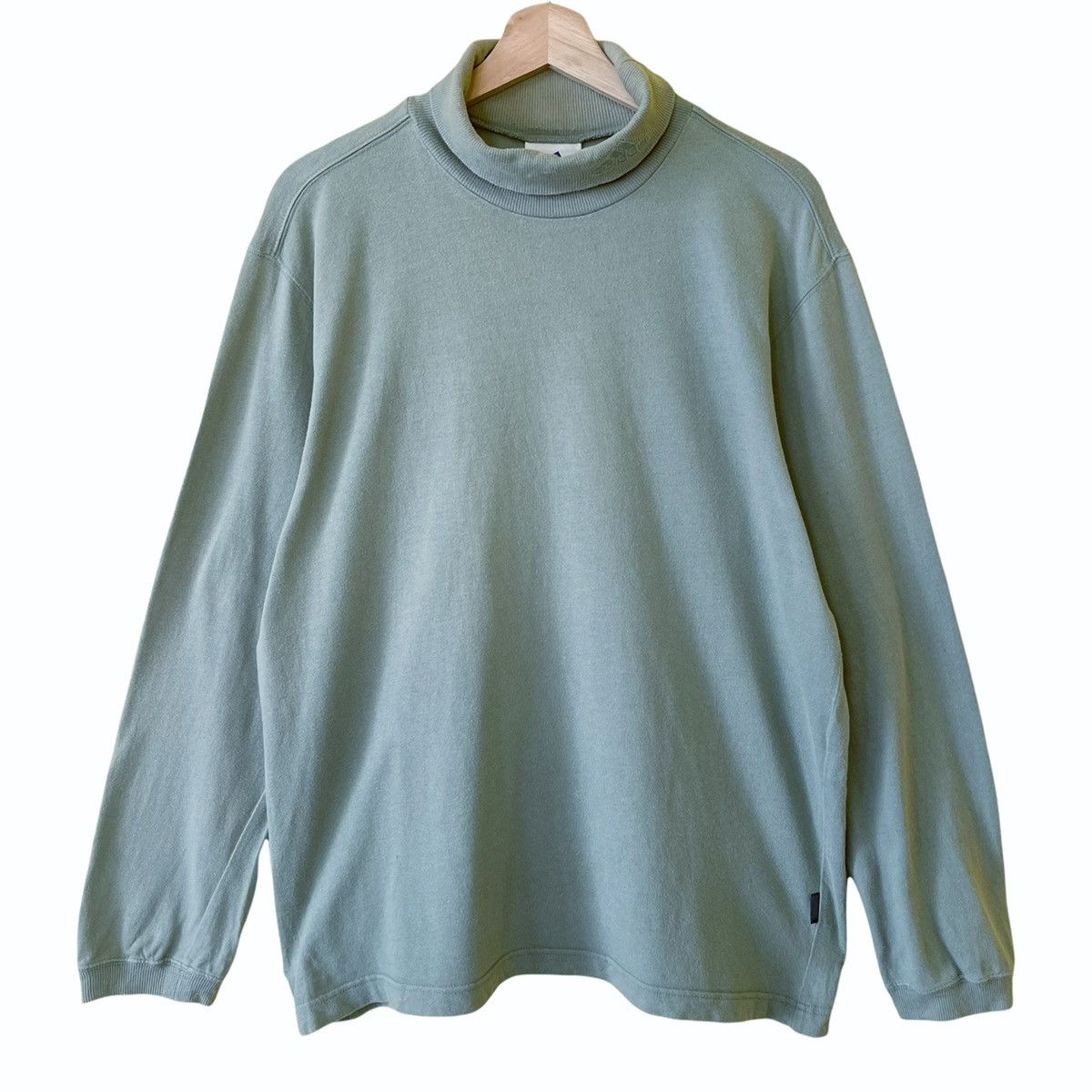 Adidas 90s Adidas Small Logo Embroidery Turtleneck Sweatshirt Size US L / EU 52-54 / 3 - 3 Thumbnail