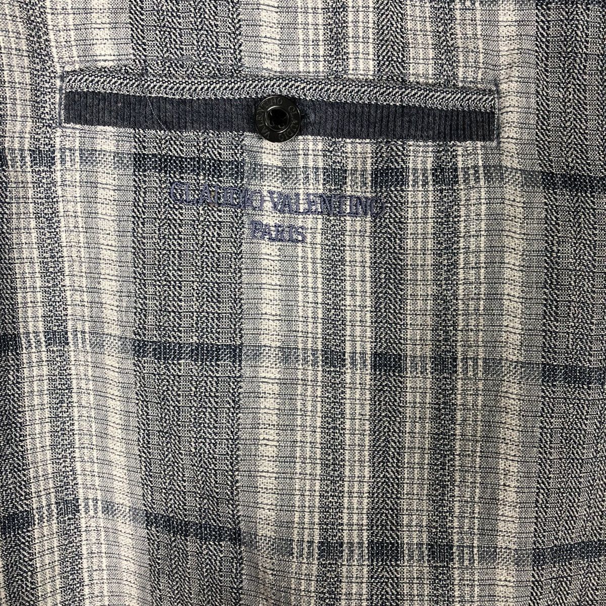 Designer × Other × Vintage Claudio Valentino Checkerd Buttons Polos Shirts Size US M / EU 48-50 / 2 - 4 Thumbnail
