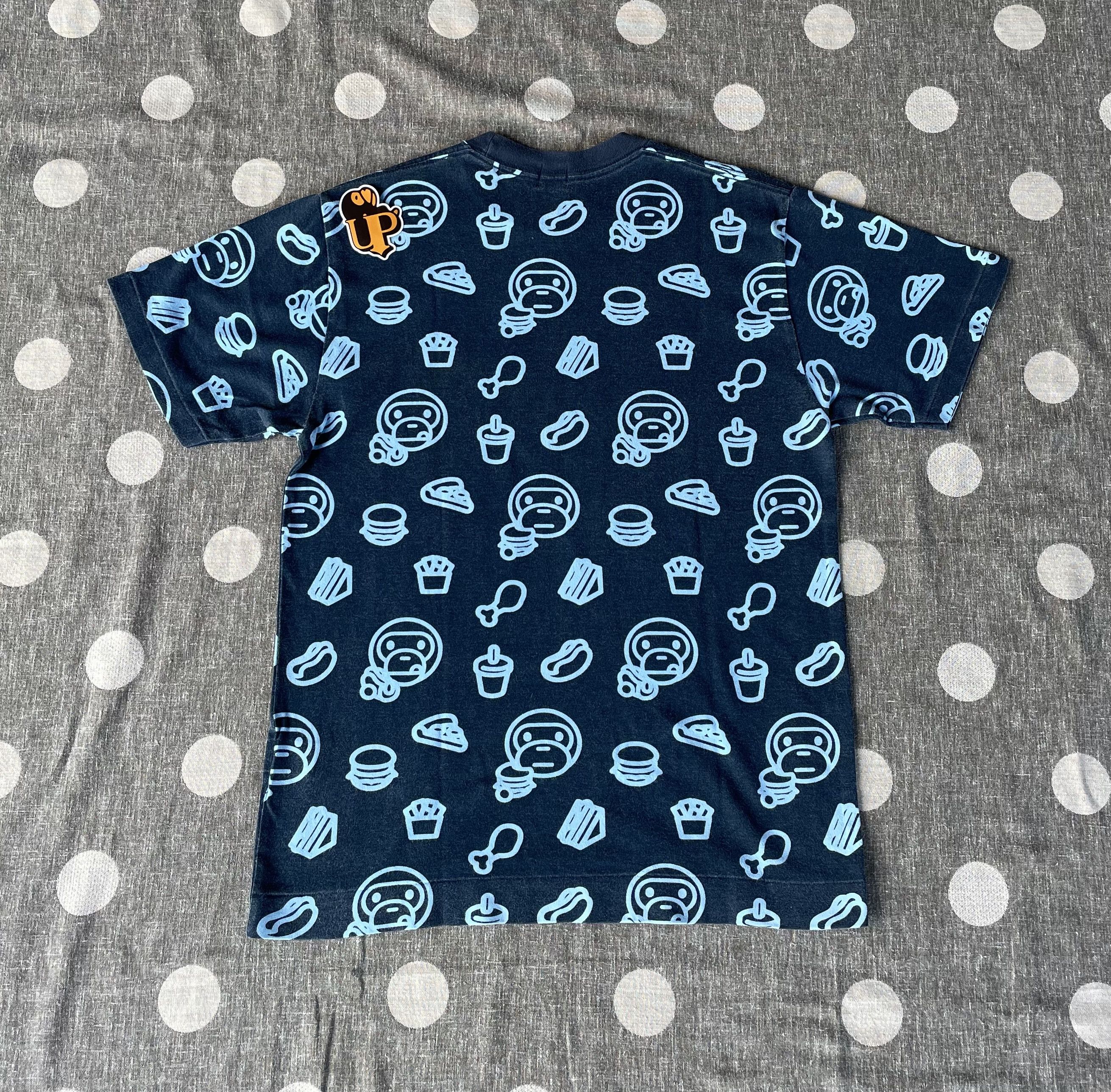 Bape × Nigo OG Bape Baby Milo Junk Food Tee Size US S / EU 44-46 / 1 - 4 Thumbnail
