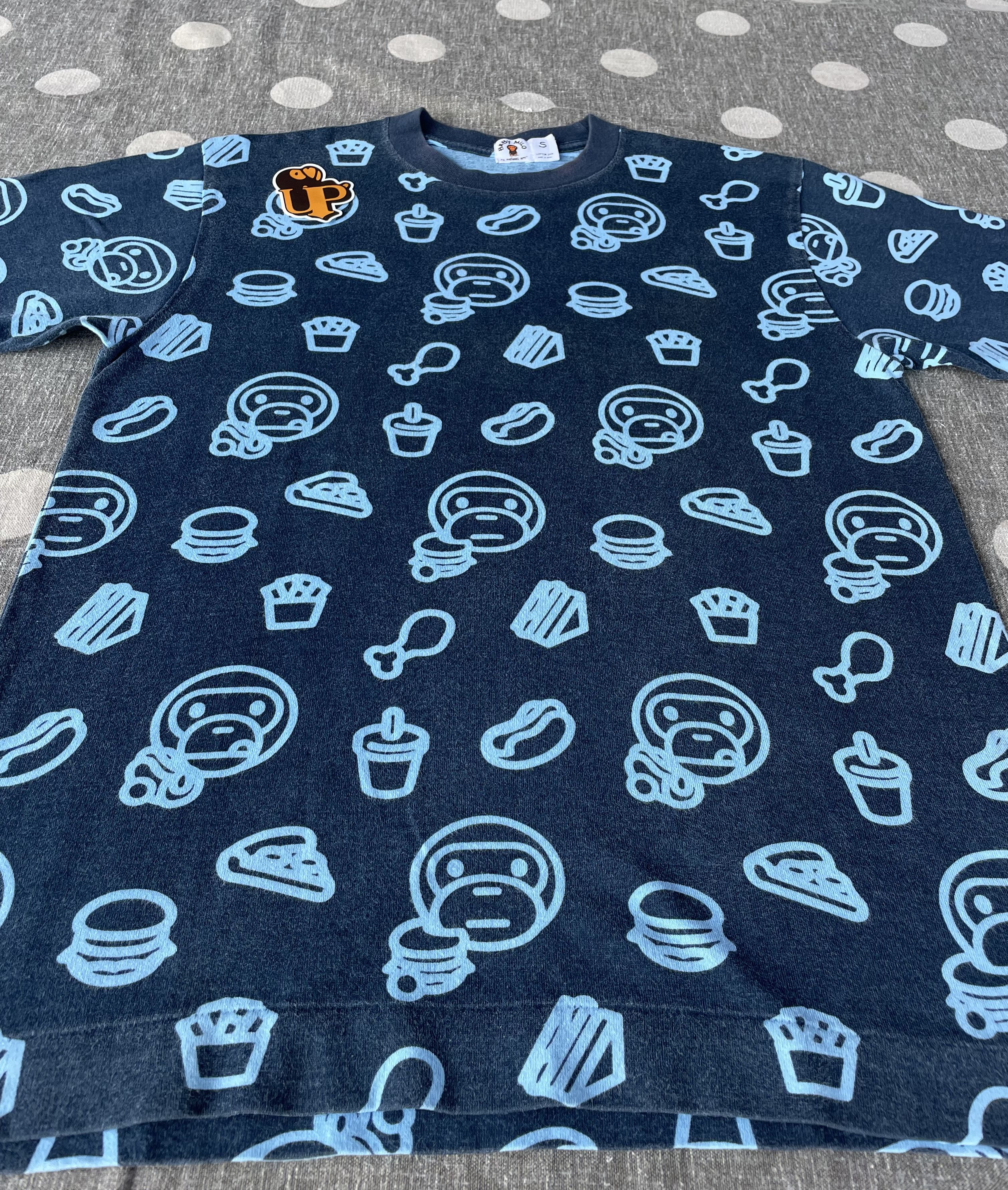 Bape × Nigo OG Bape Baby Milo Junk Food Tee Size US S / EU 44-46 / 1 - 2 Thumbnail