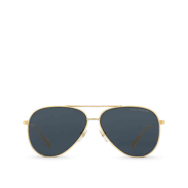 LV Ace Pilot Sunglasses - Luxury S00 Gold
