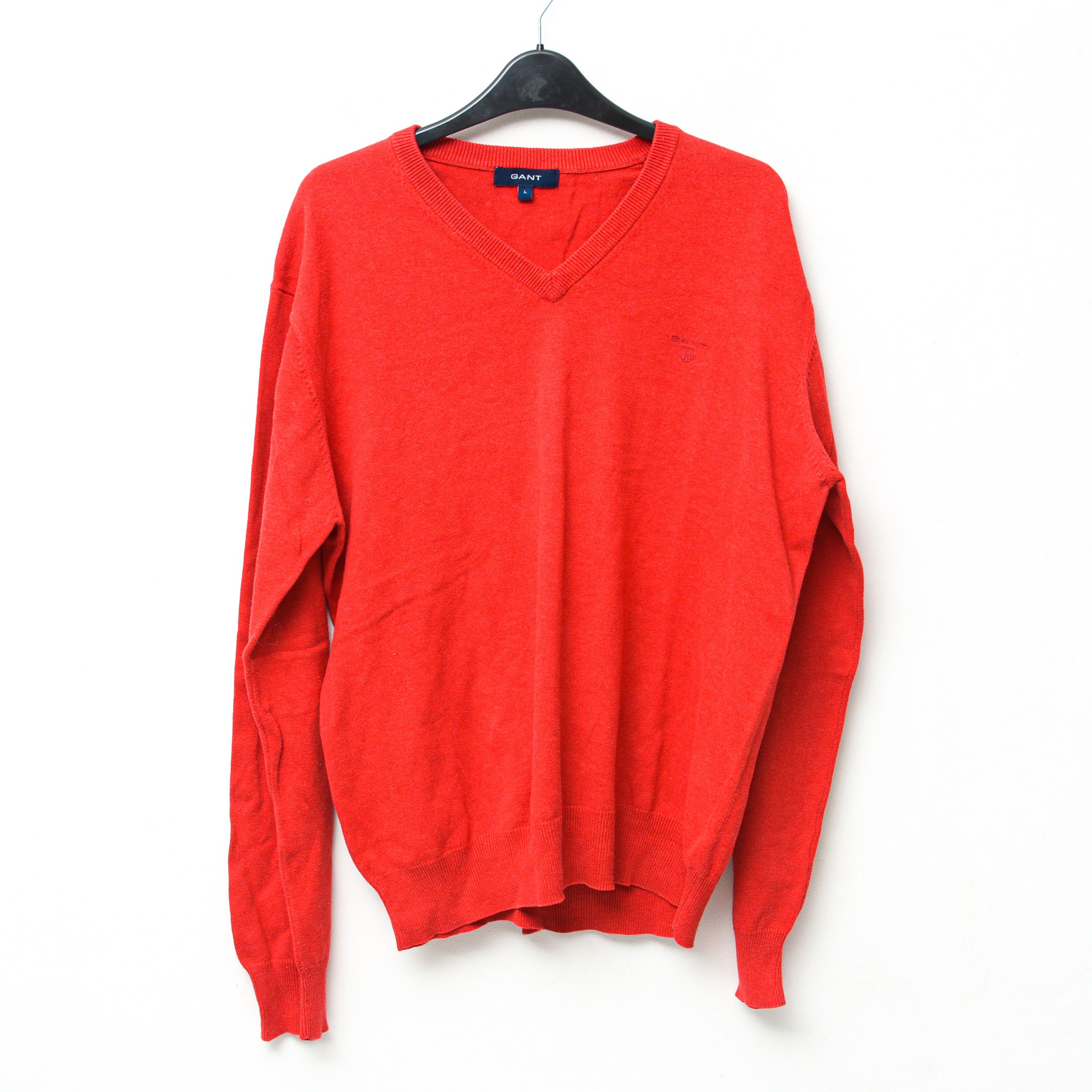 Gant GANT Knit V-Neck Sweater Jumper Pullover Casual Smart Top Size US L / EU 52-54 / 3 - 1 Thumbnail