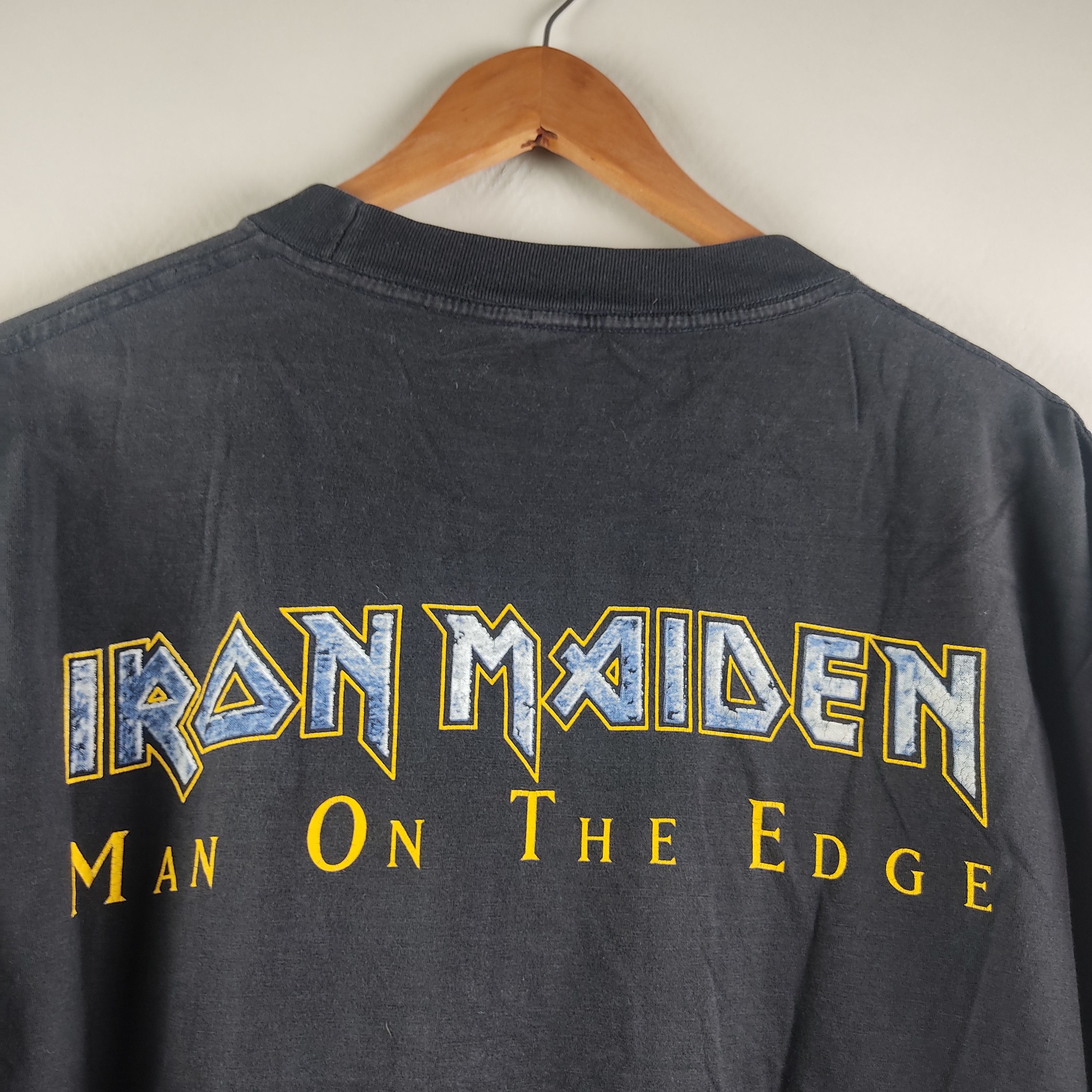 Band Tees 1995 Iron Maiden The X Factor Man on the edge Size US XL / EU 56 / 4 - 7 Thumbnail