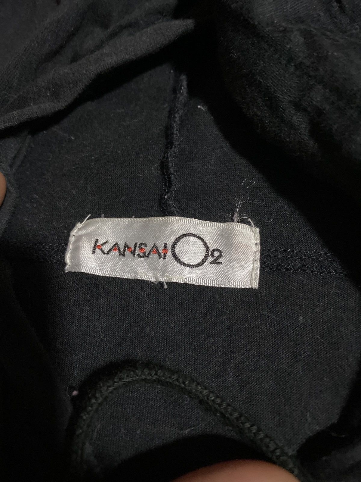 Kansai Yamamoto 🔥SALE🔥VINTAGE KANSAI YAMAMOTO HOODIE SHORT SLEEVE Size US L / EU 52-54 / 3 - 7 Thumbnail