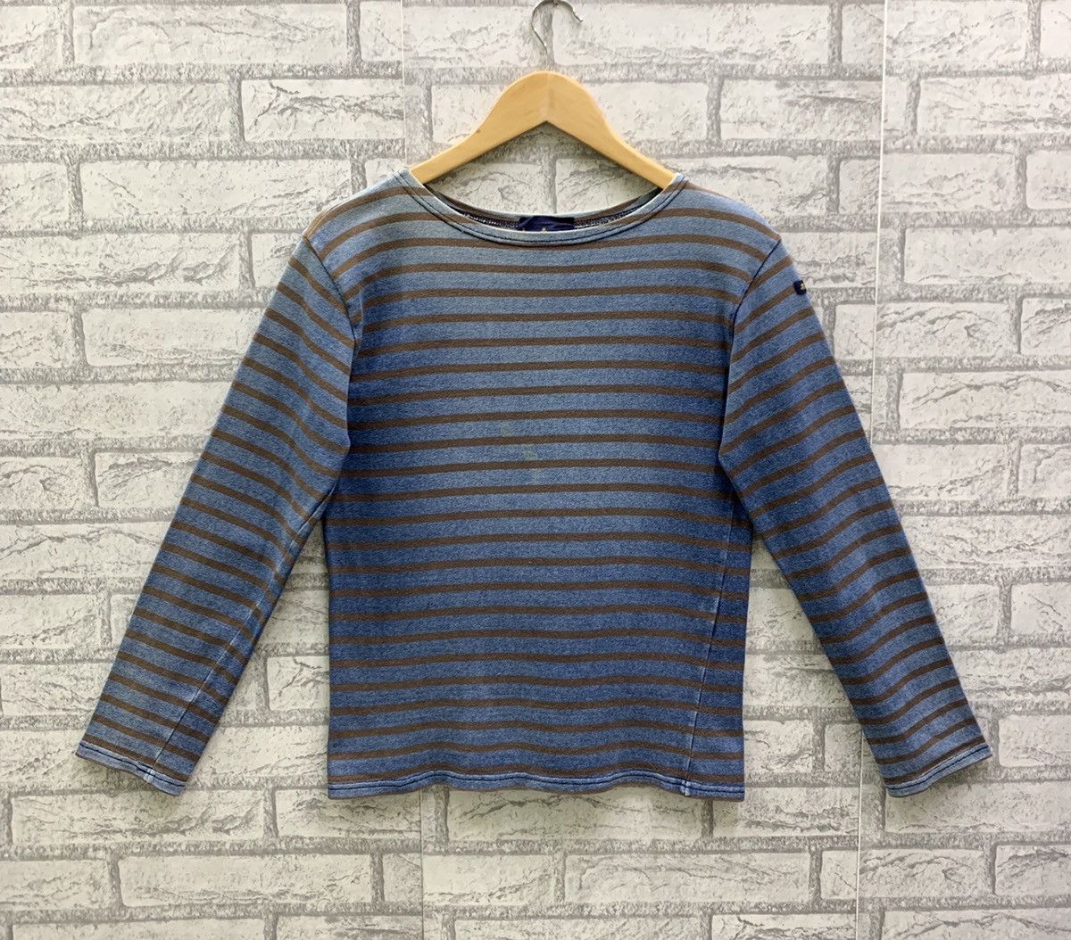 Vintage Vintage Le Minor Striped T-shirts Long Sleeve Size US XS / EU 42 / 0 - 1 Thumbnail