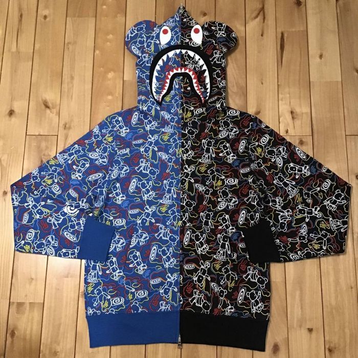 Bape best sale medicom hoodie