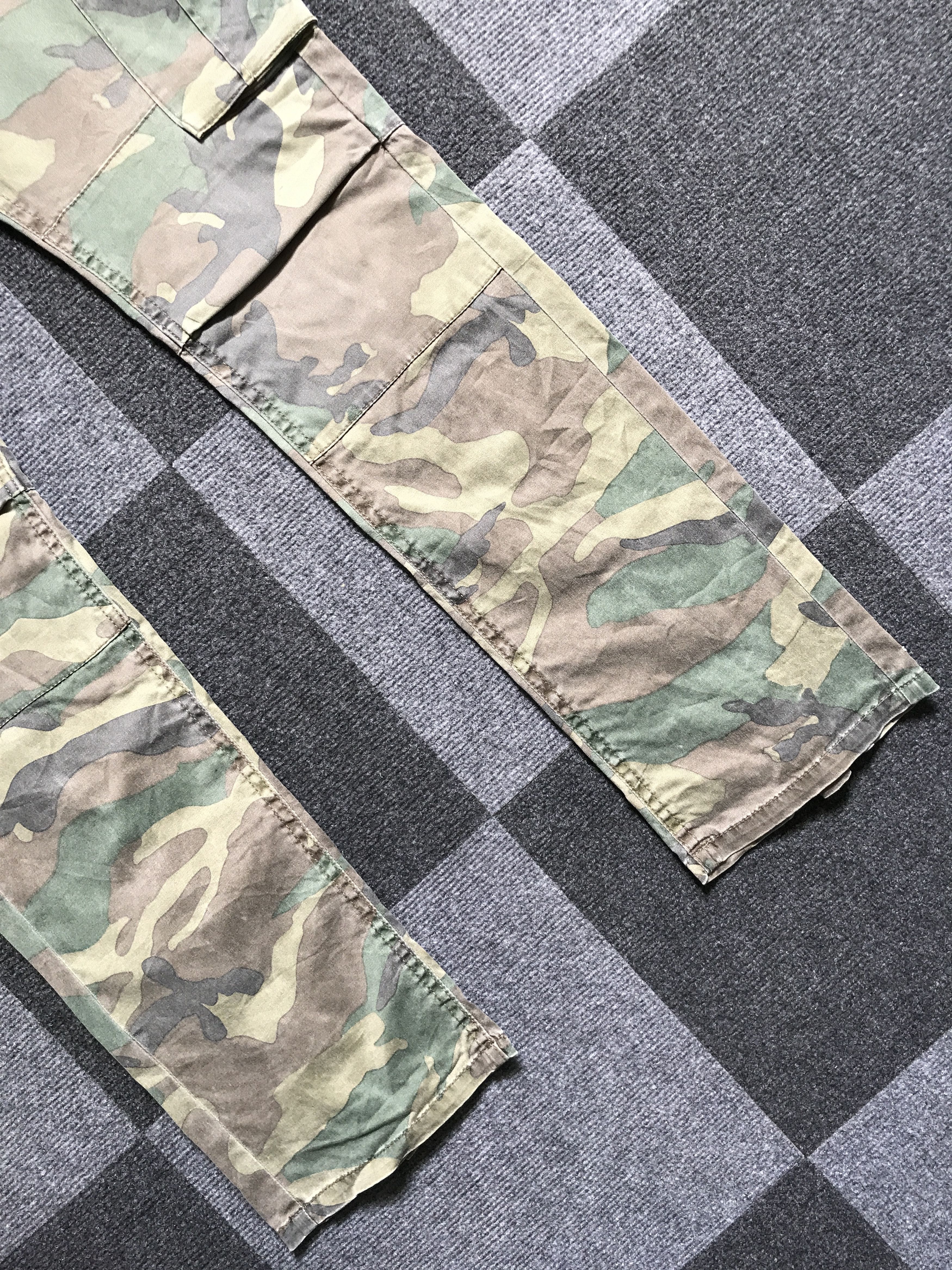 Japanese Brand CP129 NO ID Japan Camo Multipockets Tactical Cargo Pant Size US 32 / EU 48 - 5 Thumbnail