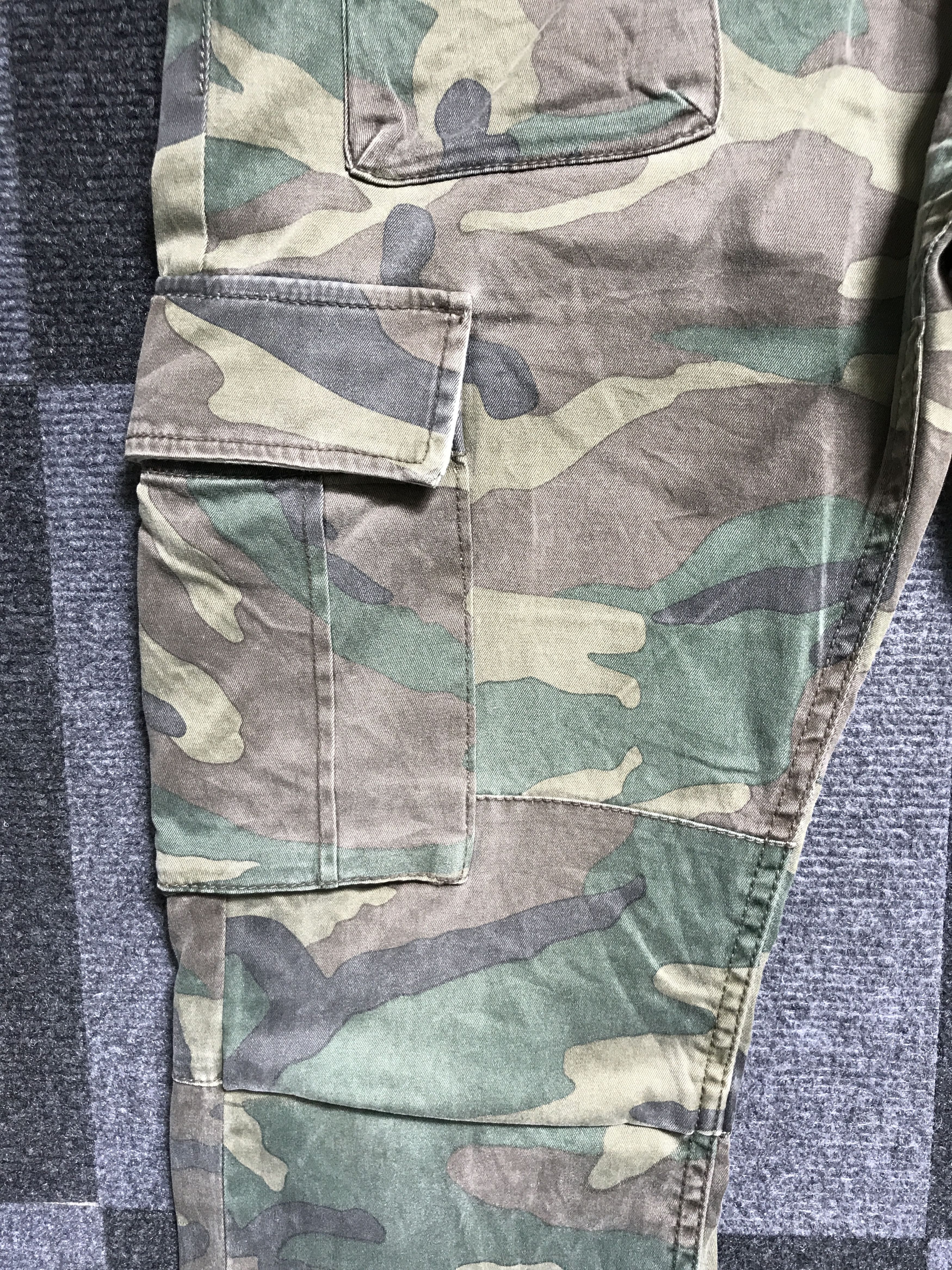 Japanese Brand CP129 NO ID Japan Camo Multipockets Tactical Cargo Pant Size US 32 / EU 48 - 10 Thumbnail