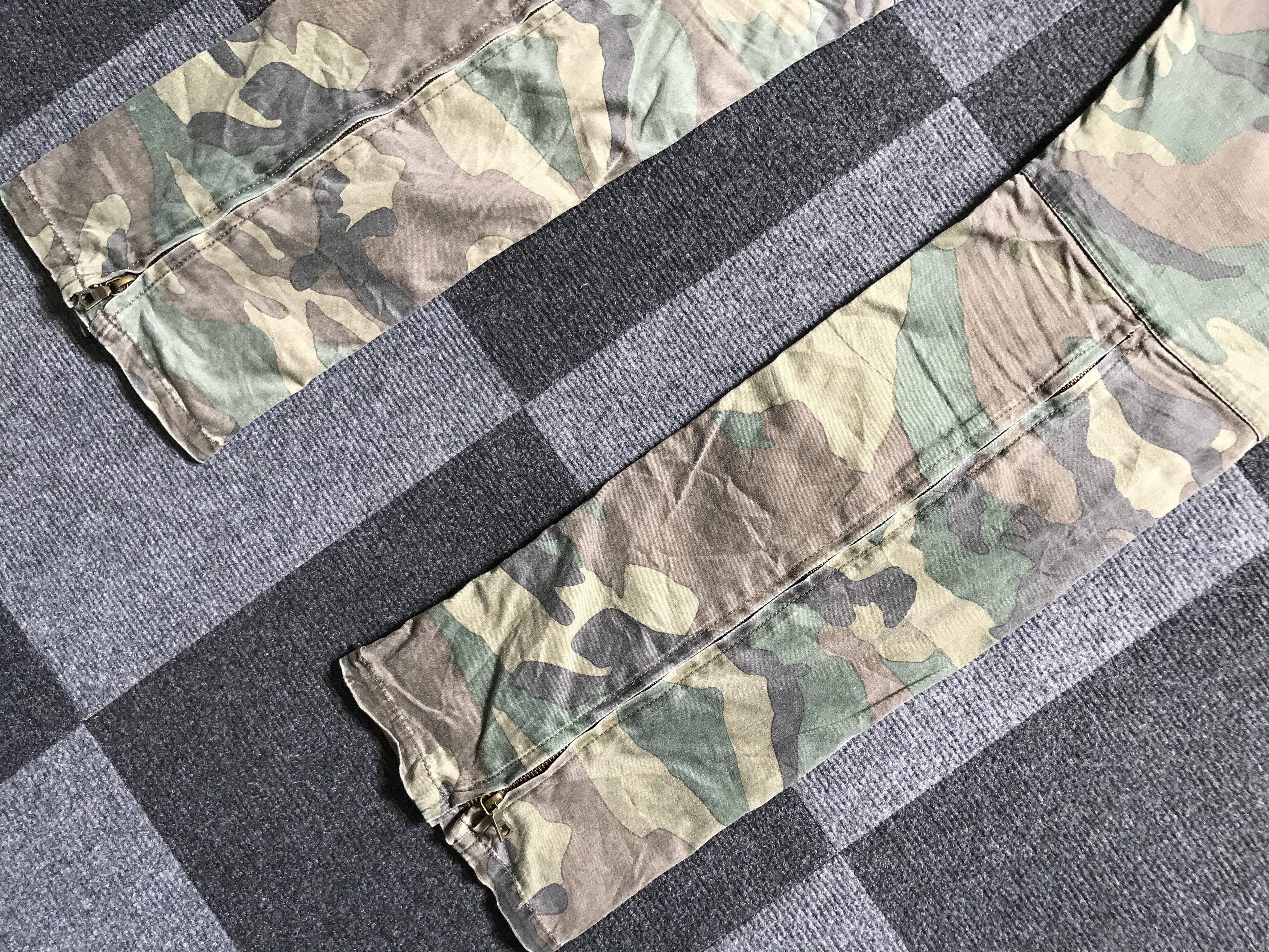 Japanese Brand CP129 NO ID Japan Camo Multipockets Tactical Cargo Pant Size US 32 / EU 48 - 15 Thumbnail