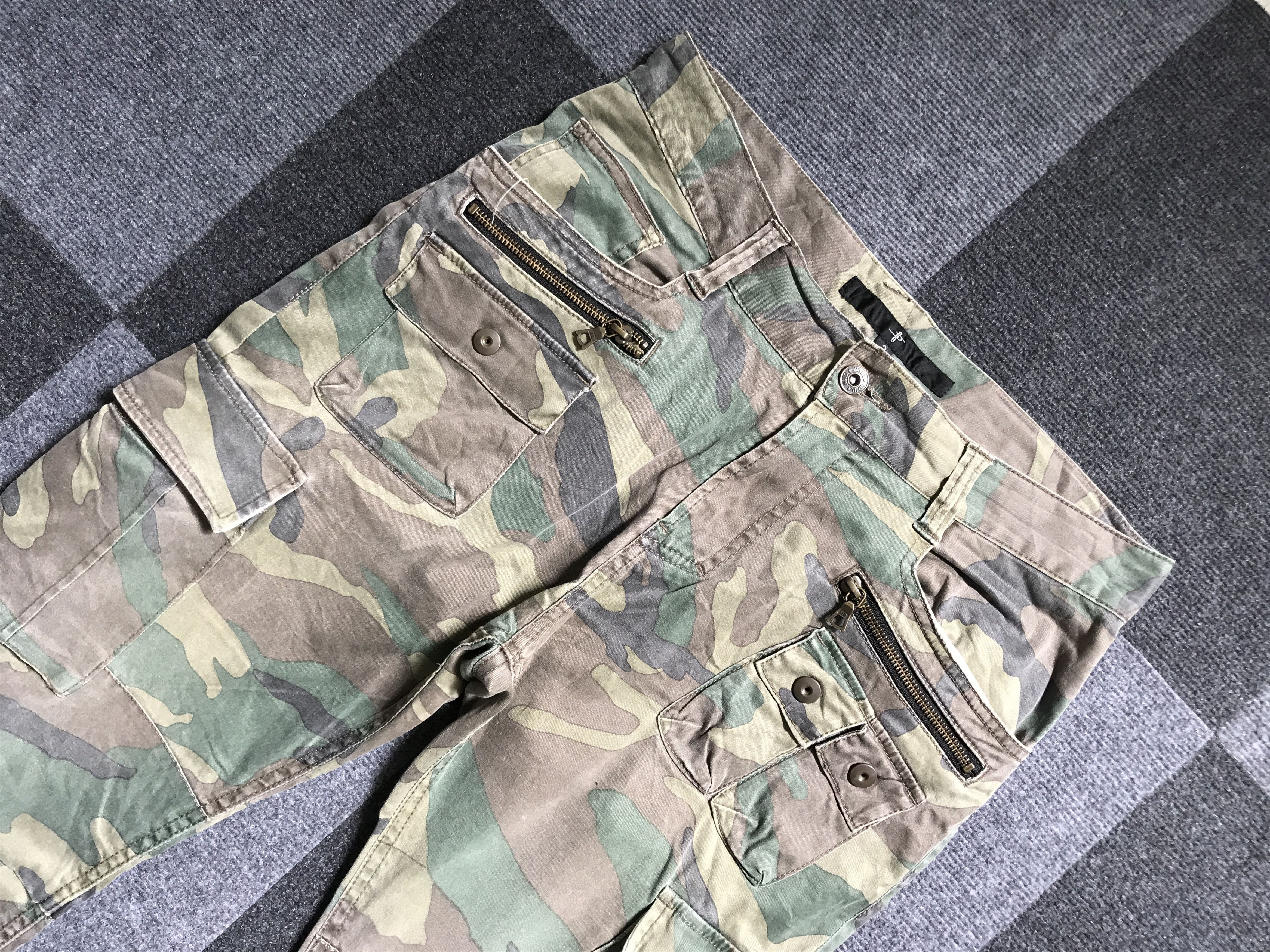 Japanese Brand CP129 NO ID Japan Camo Multipockets Tactical Cargo Pant Size US 32 / EU 48 - 4 Thumbnail