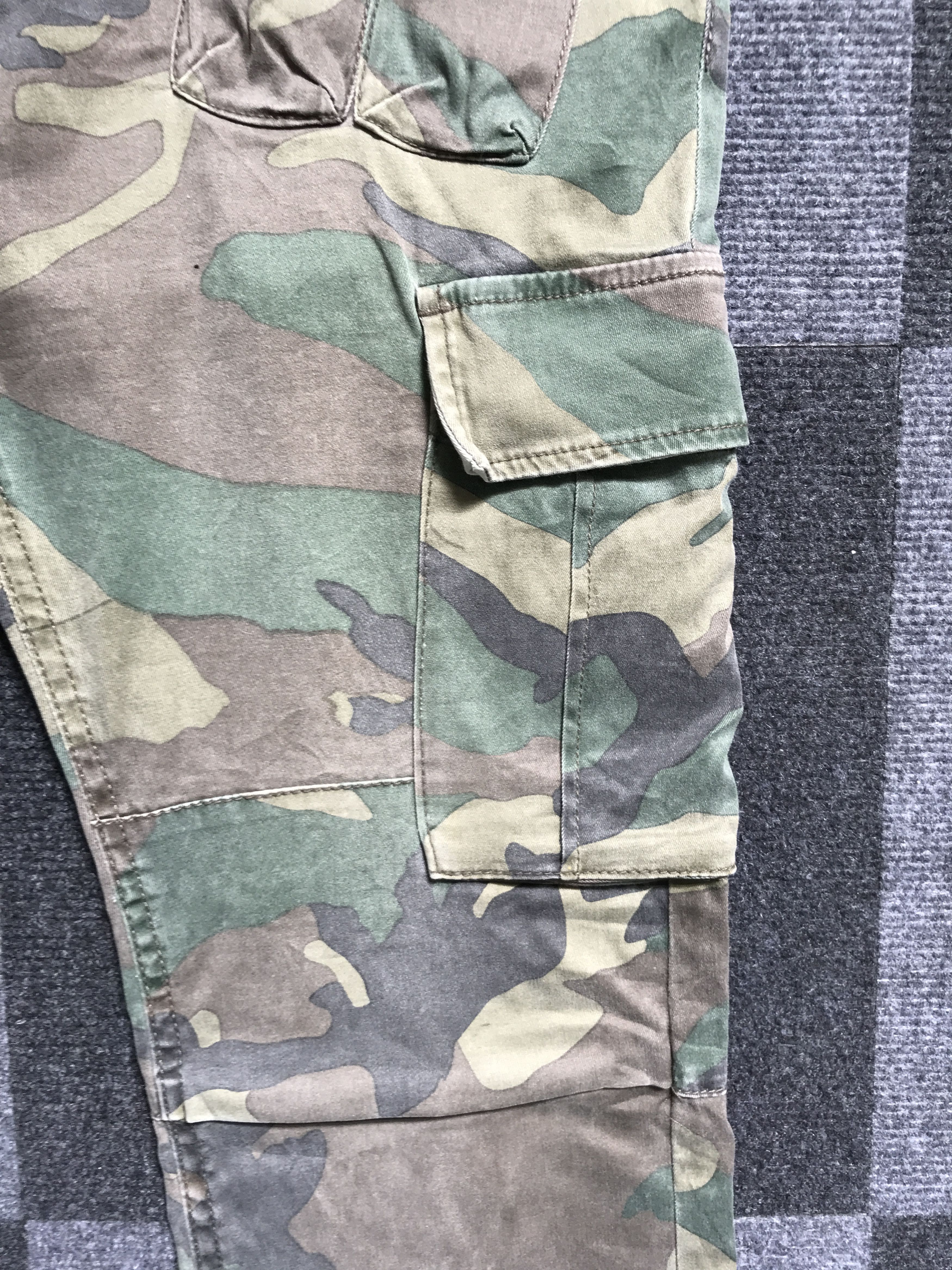 Japanese Brand CP129 NO ID Japan Camo Multipockets Tactical Cargo Pant Size US 32 / EU 48 - 9 Thumbnail