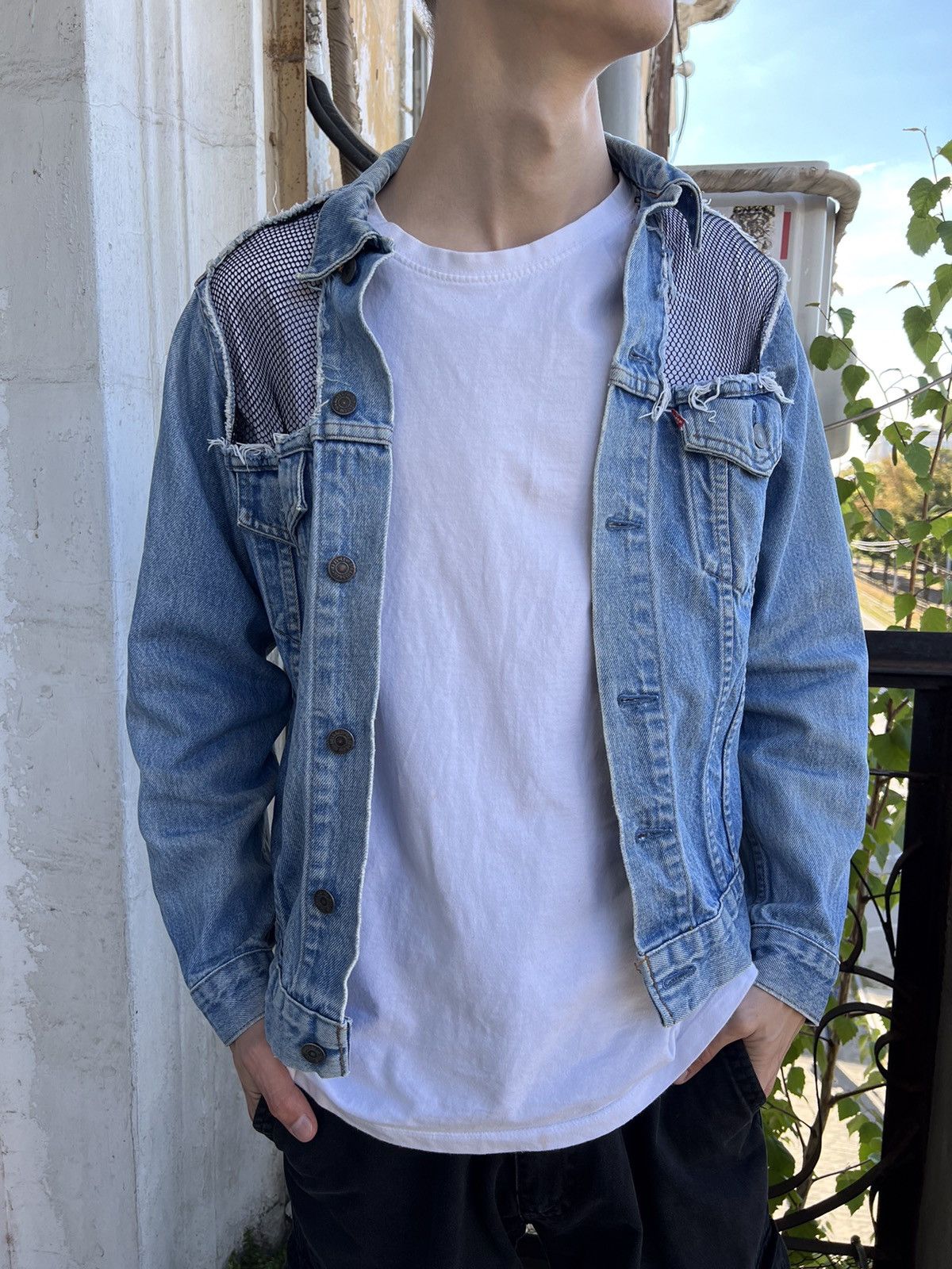 Levi's × Levi's Vintage Clothing Levis Vintage Blue Denim Jean Trucker Jacket 90s Size US M / EU 48-50 / 2 - 6 Thumbnail