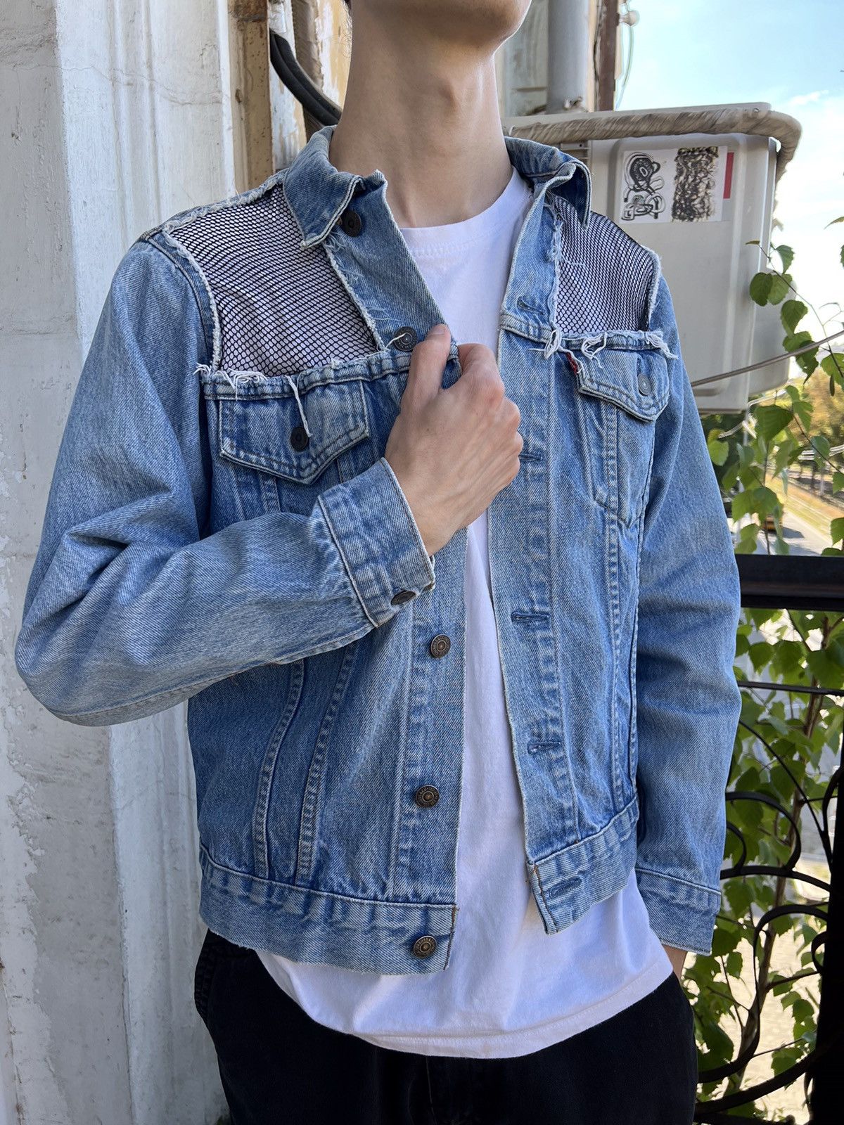 Levi's × Levi's Vintage Clothing Levis Vintage Blue Denim Jean Trucker Jacket 90s Size US M / EU 48-50 / 2 - 8 Thumbnail