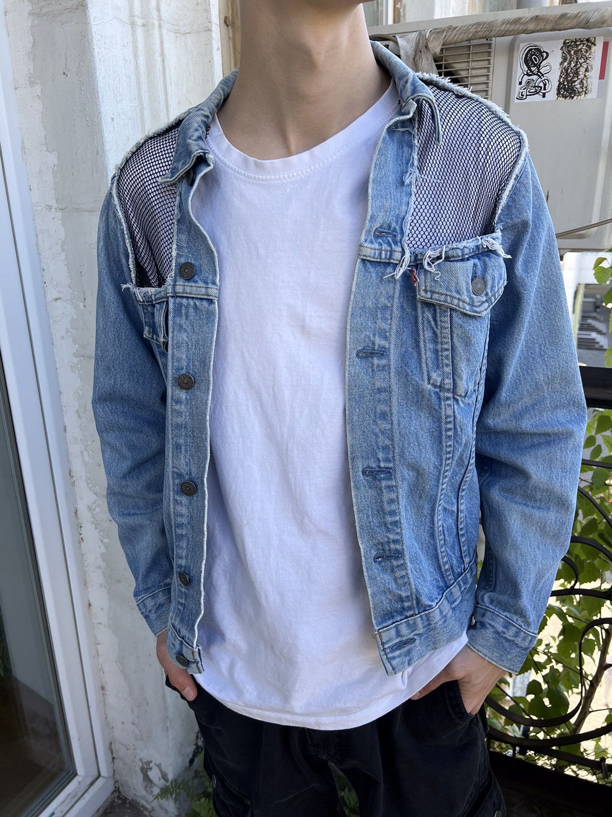 Levi's × Levi's Vintage Clothing Levis Vintage Blue Denim Jean Trucker Jacket 90s Size US M / EU 48-50 / 2 - 4 Thumbnail