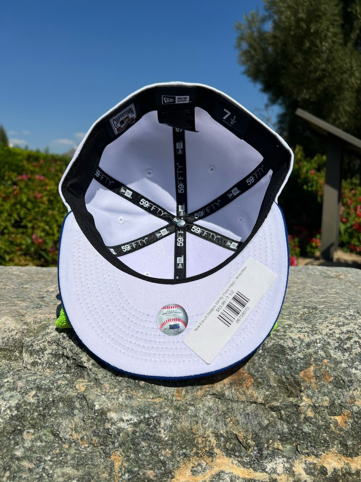 MLB × New Era 7 1/2 LA Dodgers 2-Tone Fitted Size ONE SIZE - 5 Thumbnail