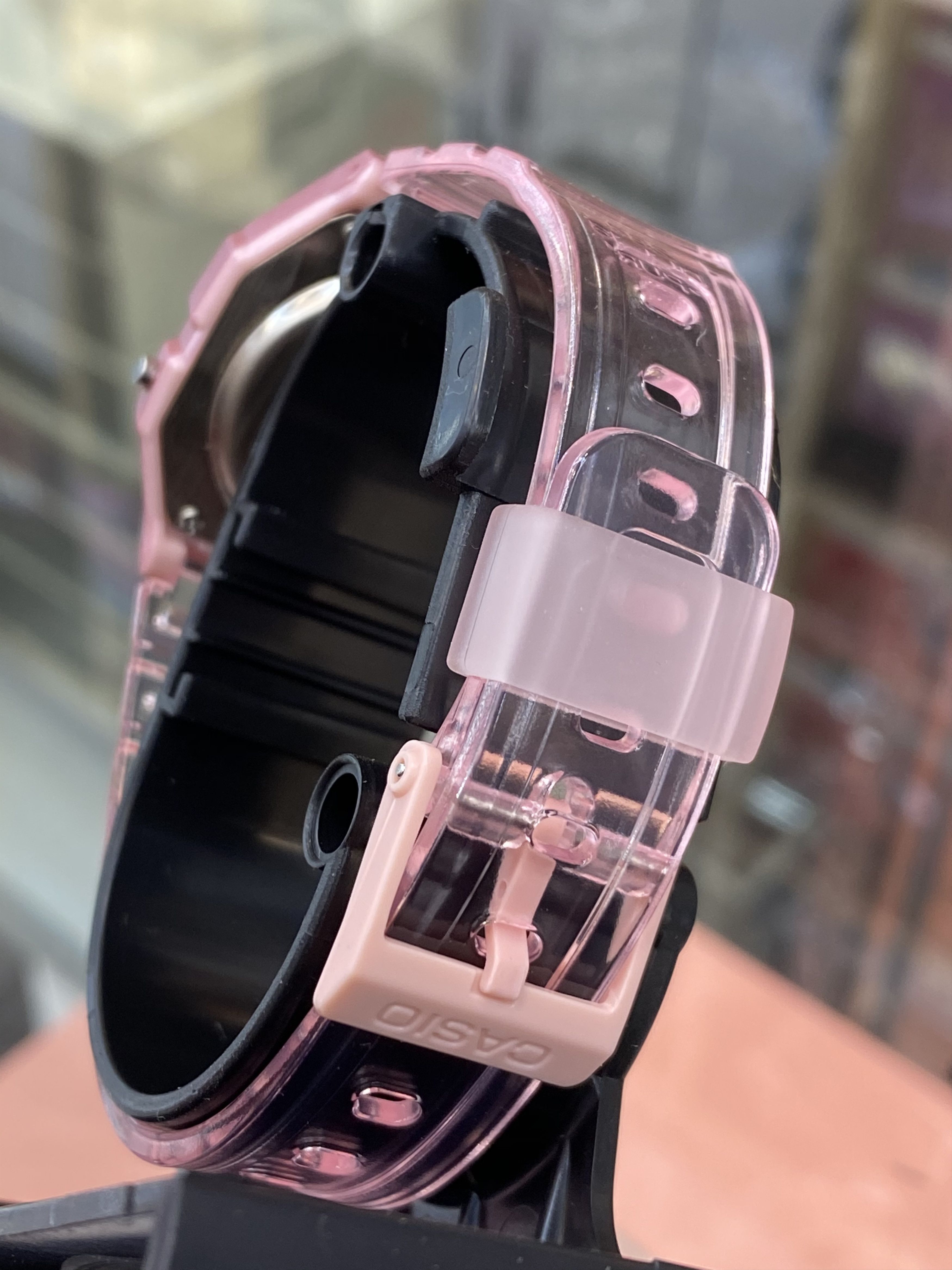 Casio Pink Casio Watch Stainless Steel UNISEX Size New Size 34 - 3 Thumbnail