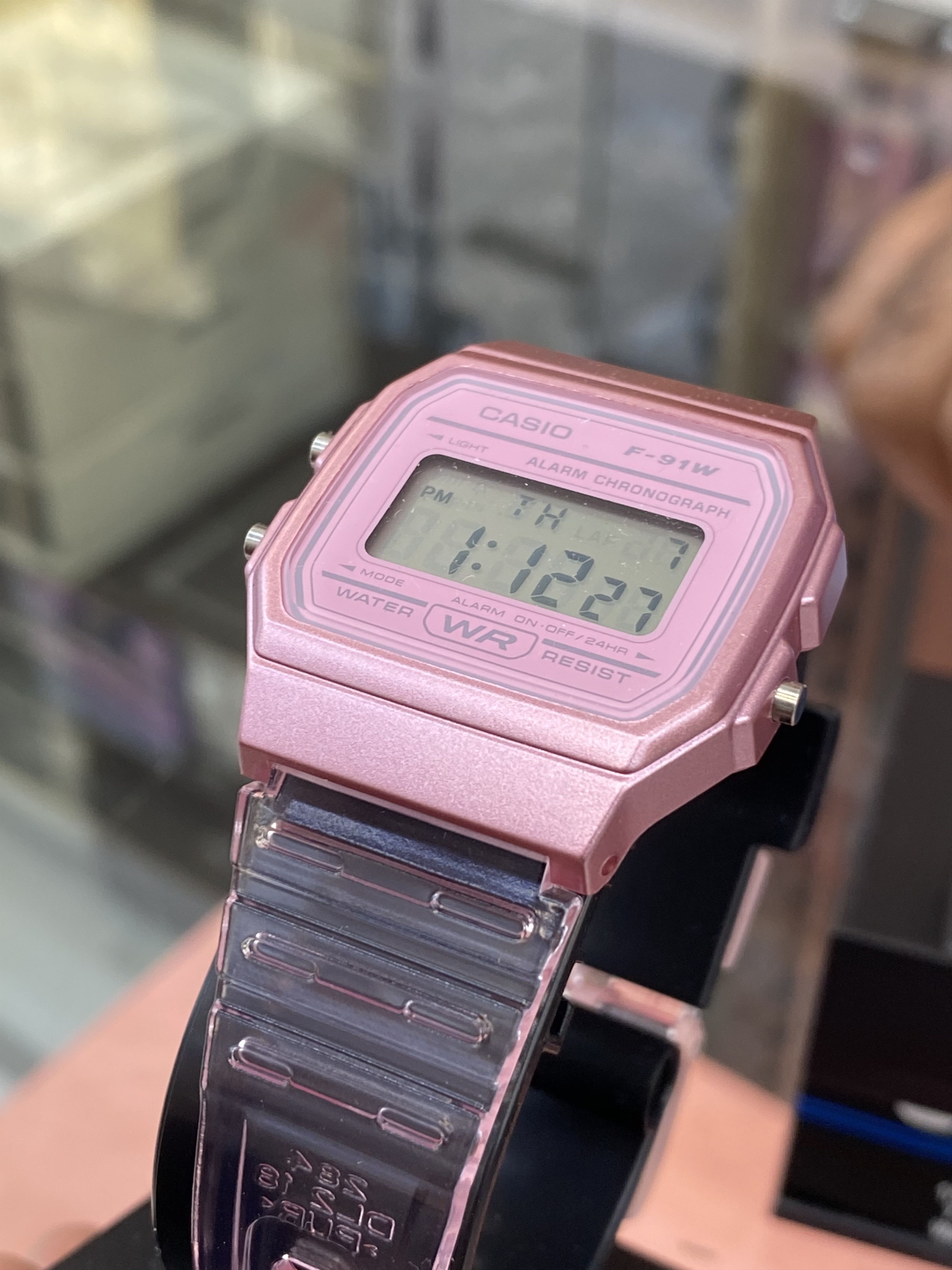Casio Pink Casio Watch Stainless Steel UNISEX Size New Size 34 - 7 Thumbnail