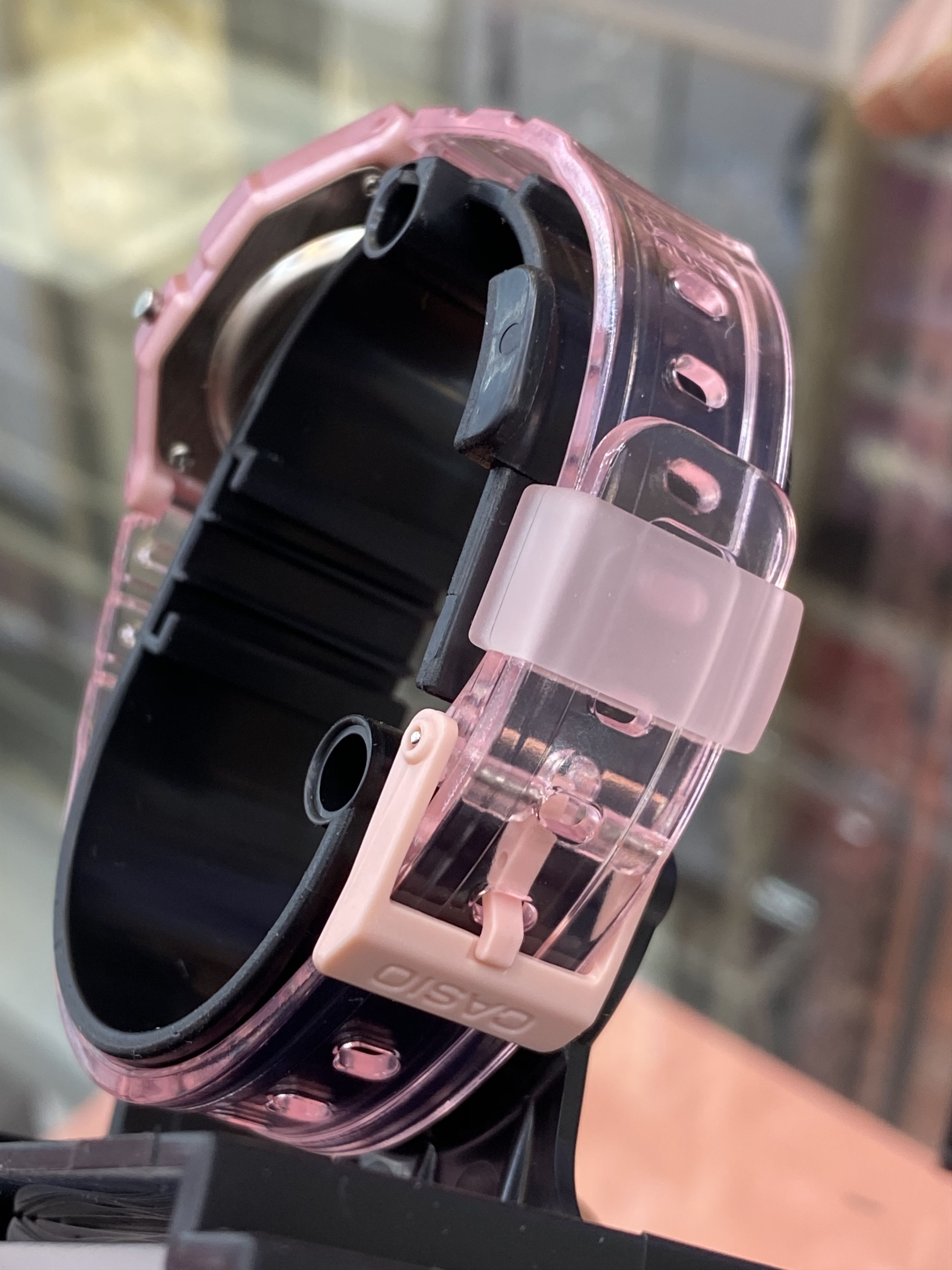 Casio Pink Casio Watch Stainless Steel UNISEX Size New Size 34 - 5 Thumbnail