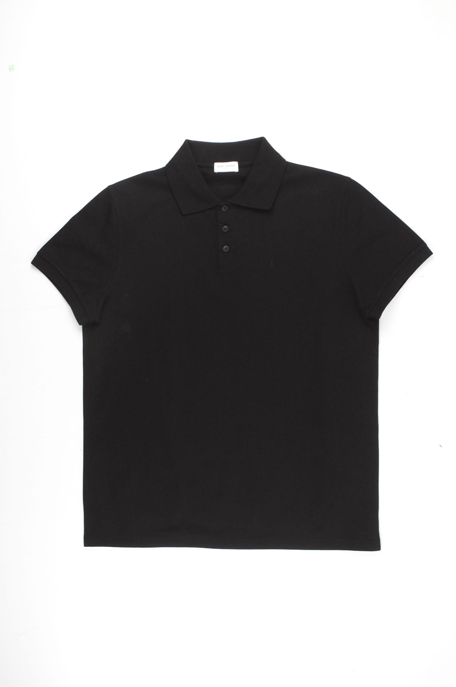 Saint Laurent Paris Original Saint Laurent Men Polo Black Shirt Size US M / EU 48-50 / 2 - 1 Thumbnail