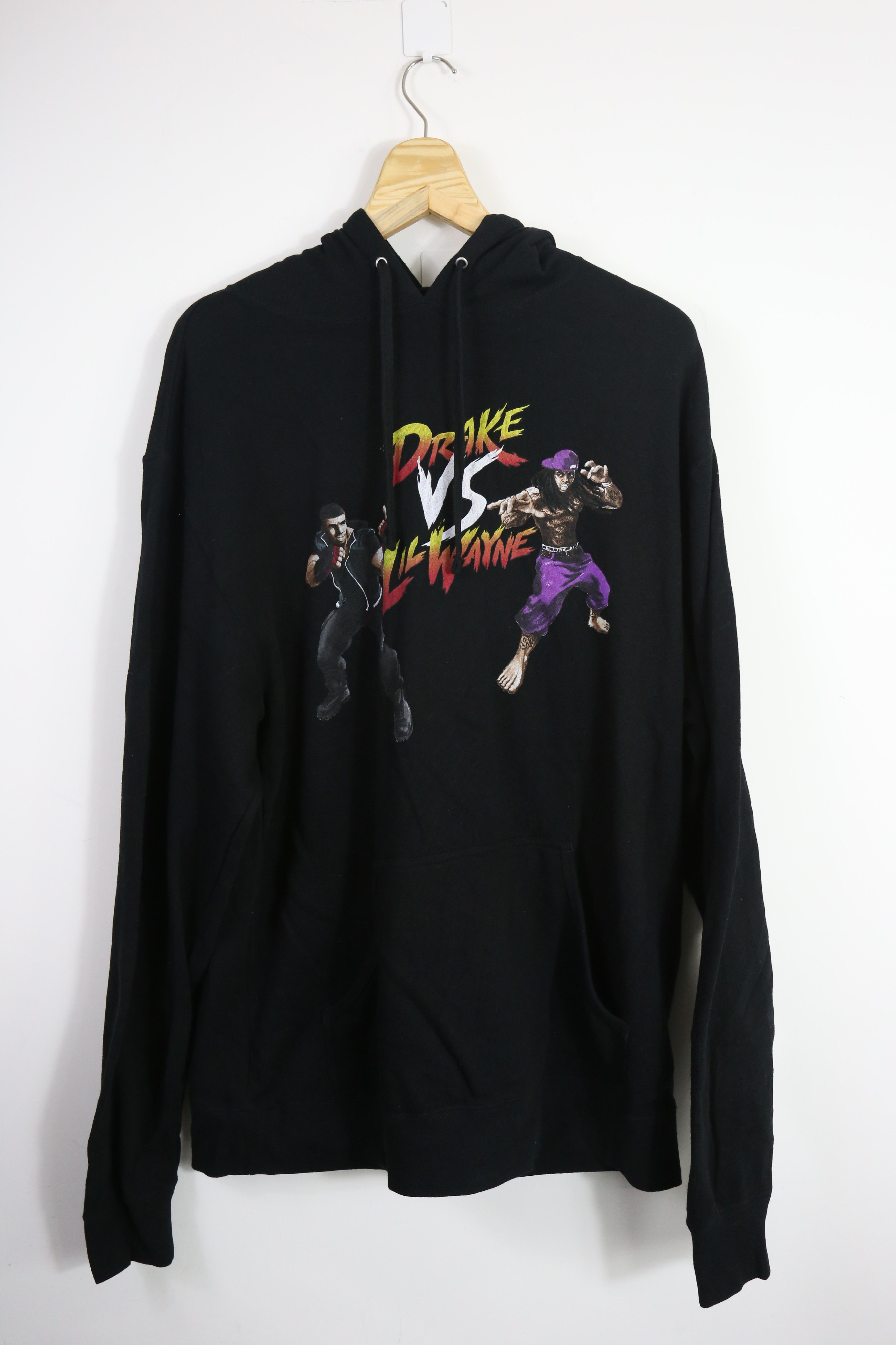 Vintage SW182 Drake vs Lil wayne street fighter hoodie (XL) Size US XL / EU 56 / 4 - 1 Thumbnail