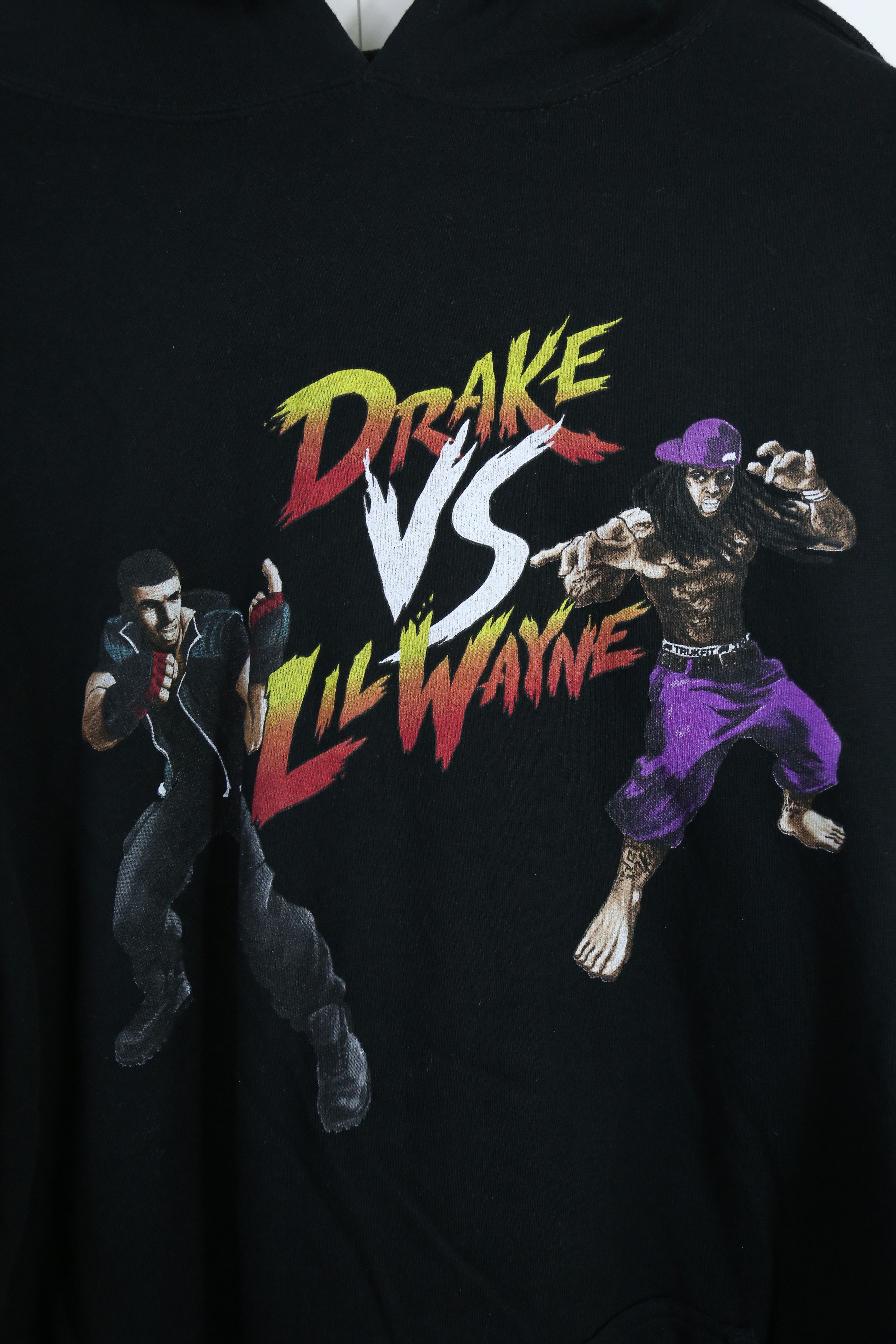 Vintage SW182 Drake vs Lil wayne street fighter hoodie (XL) Size US XL / EU 56 / 4 - 2 Thumbnail