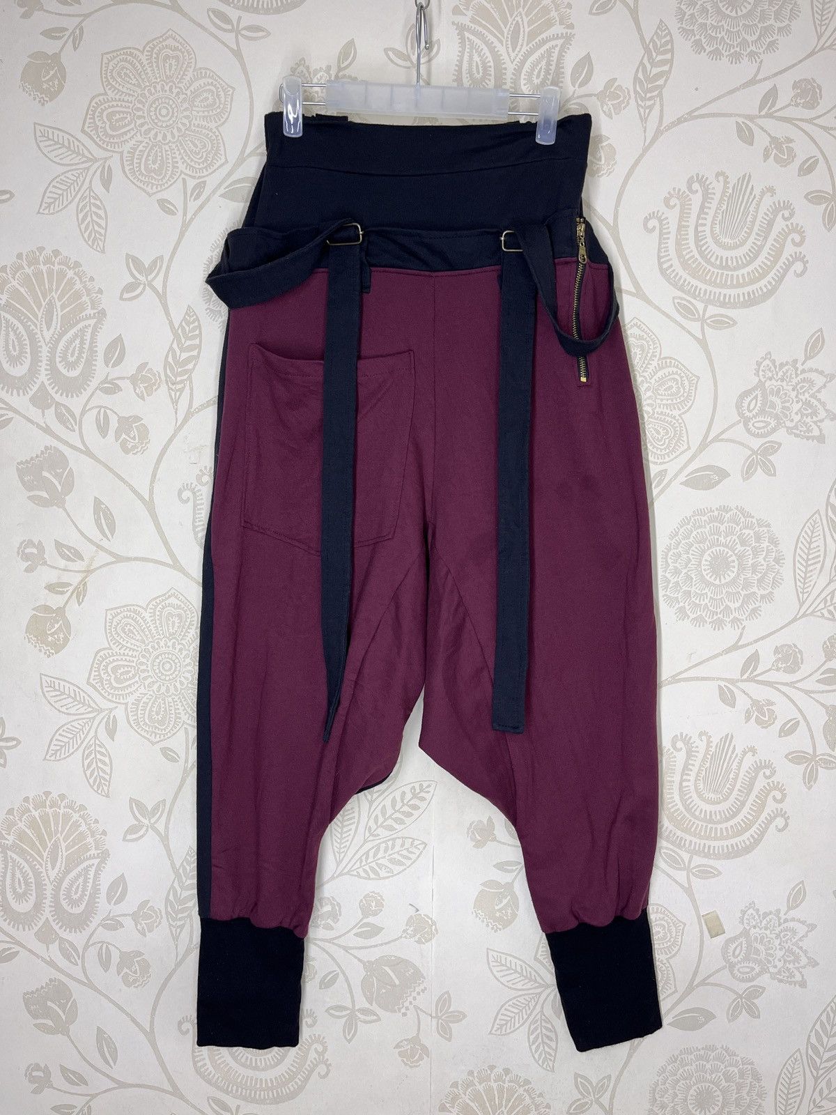 Back Front Seditionaries Jogger Pants Bondage Patches