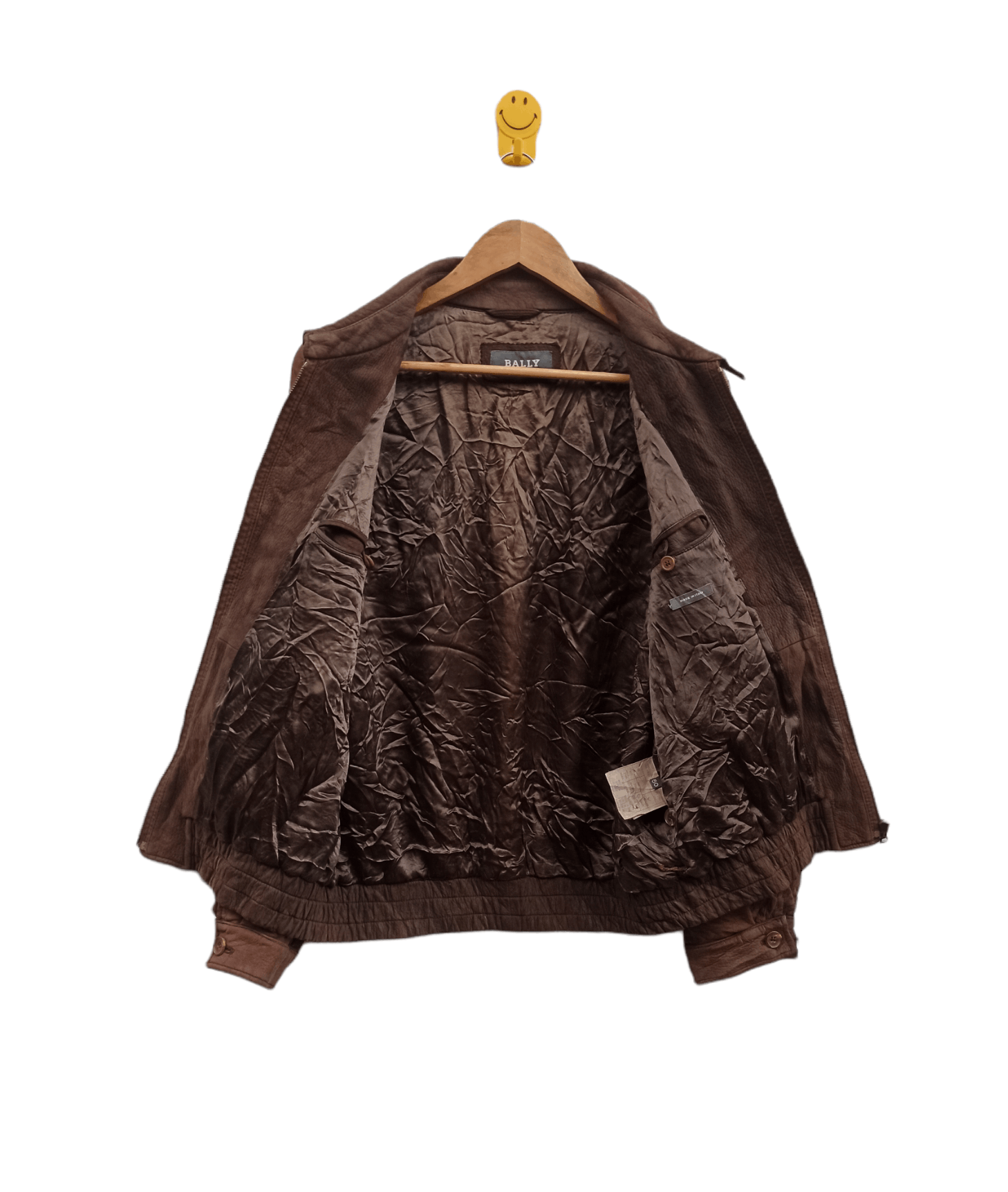 Bally Vintage Bally leather Jacket Harrington Style Size US M / EU 48-50 / 2 - 4 Thumbnail