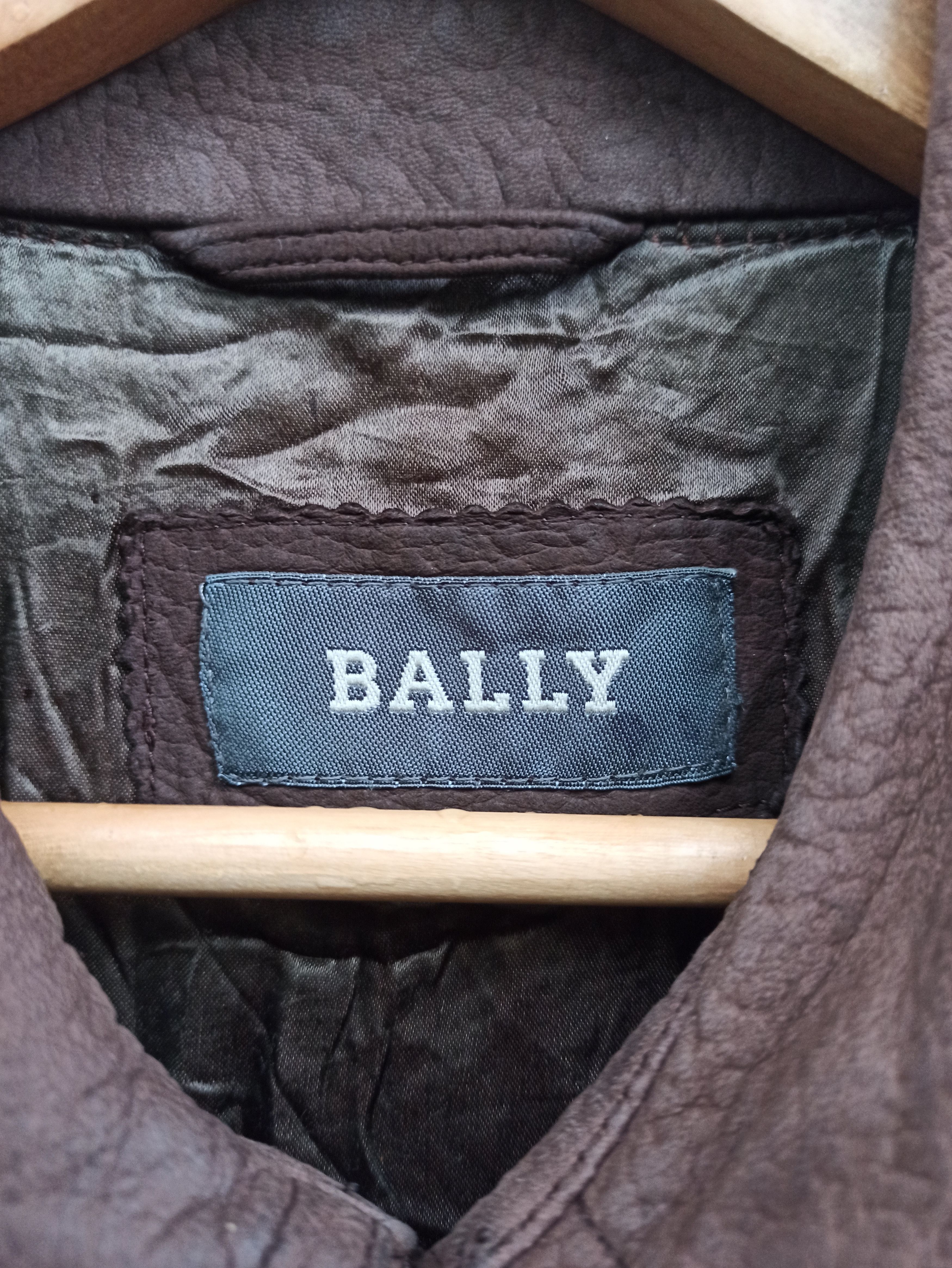 Bally Vintage Bally leather Jacket Harrington Style Size US M / EU 48-50 / 2 - 9 Thumbnail