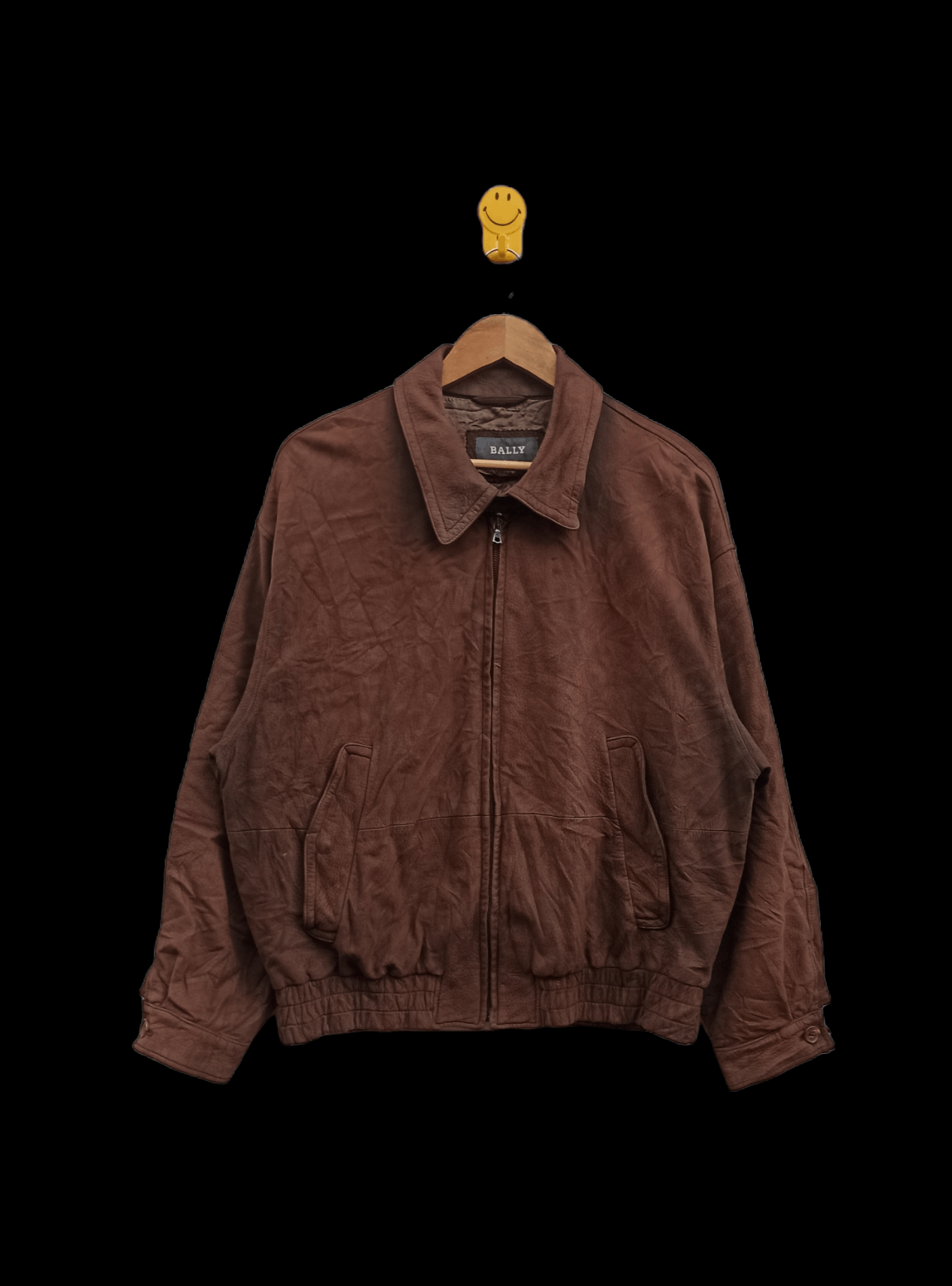 Bally Vintage Bally leather Jacket Harrington Style Size US M / EU 48-50 / 2 - 1 Thumbnail